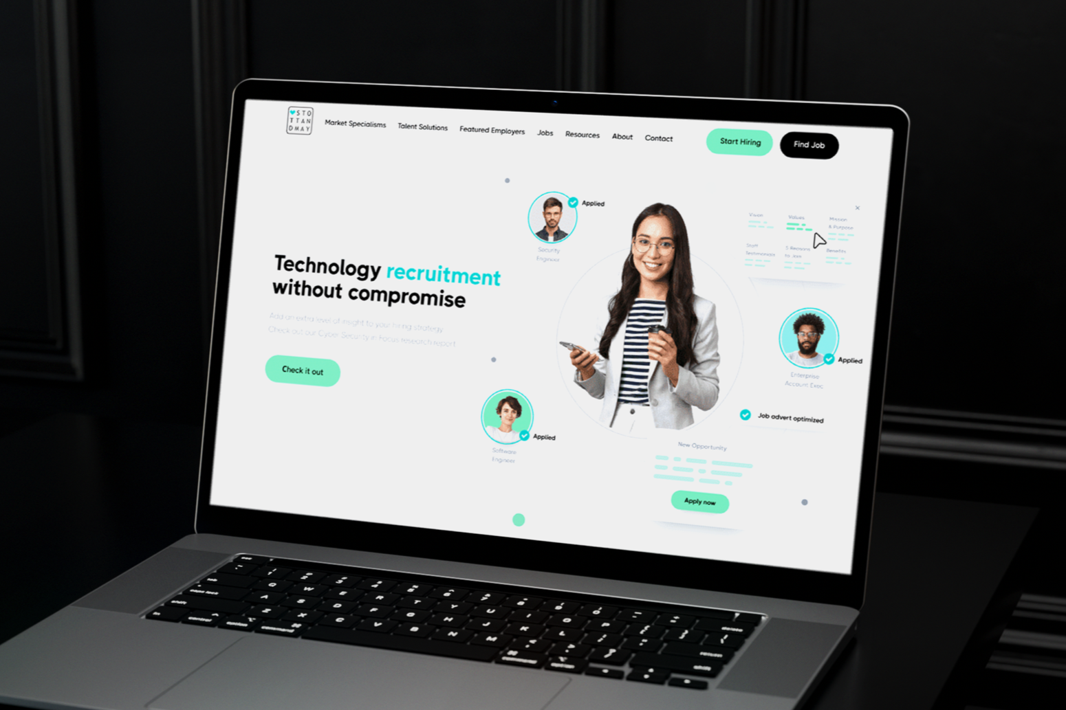 Stott and May - Branding and UI/UX