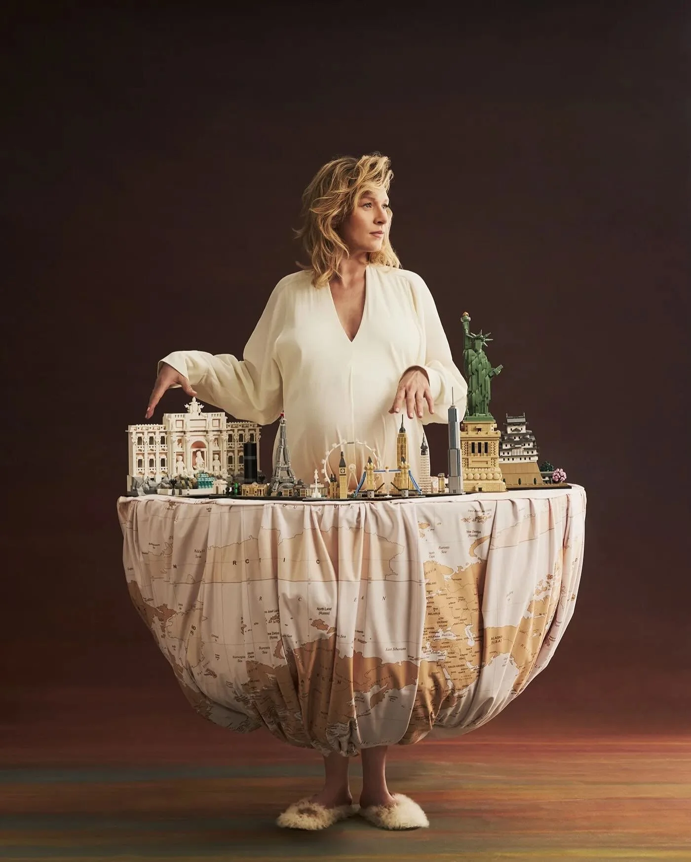 #repost @vogue.polska @lego by @szulcworks 

Backdrops: &ldquo;Jawa Evening&rdquo; and &ldquo;Bali Beige&rdquo; available to hire in Warsaw 

Credits:
Talent: Remigiusz Dorawa, Mela Koteluk, Ania Augustynowicz
Zdjęcia: Dorota Szulc
Asystent foto: Ott