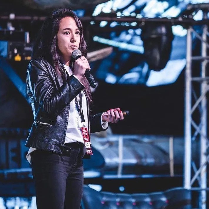 Speaker for Longboard Girls Crew at Ghetto Games in Riga, Latvia (2020)