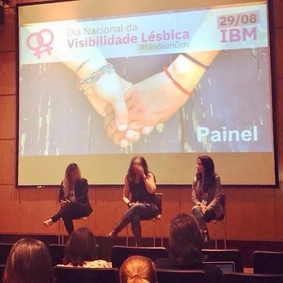 Speaker at IBM’s Lesbian Visibility Day event in São Paulo, Brazil (2017)