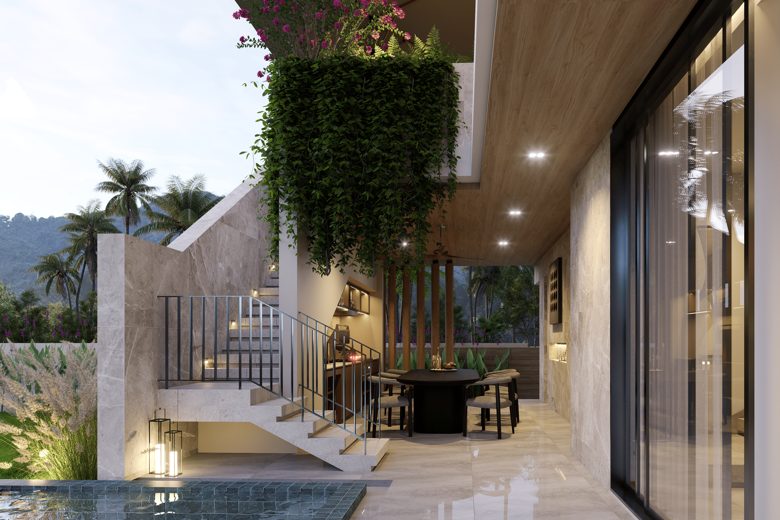 luxury villas neighbouring Lamai beach- 3 beds, 3.5 baths- Lamai- freehold- 14,500,000 thb