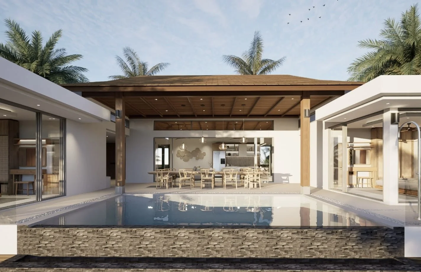 Luxury jungle villas with ocean view- Lamai- 3 beds, 3 bath -leasehold- 9,600,000 thb