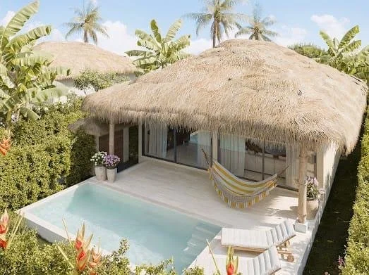 Off-plan Balinese style pool villa- 3 beds, 3 baths- Bophut- 12,900,000 thb