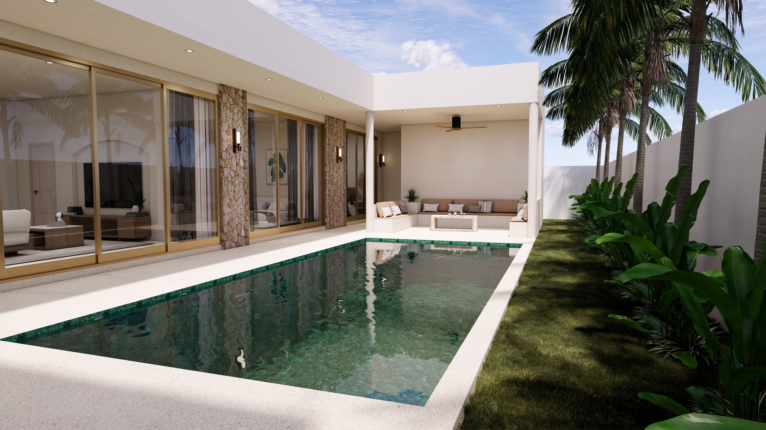 Tranquil and stylish sea view villa- Ban Tai - 3 bed, 3.5 bath -13,950,000 thb