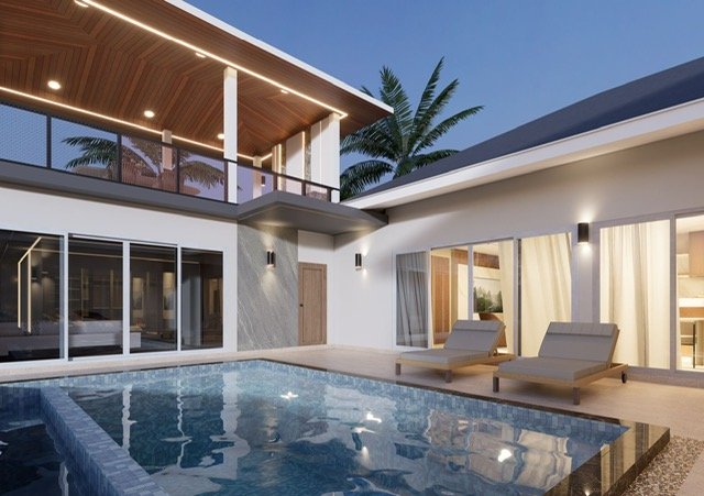 Luxury house 2 minutes from Maenam international school- Maenam- 3 bed, 3 bath- leasehold