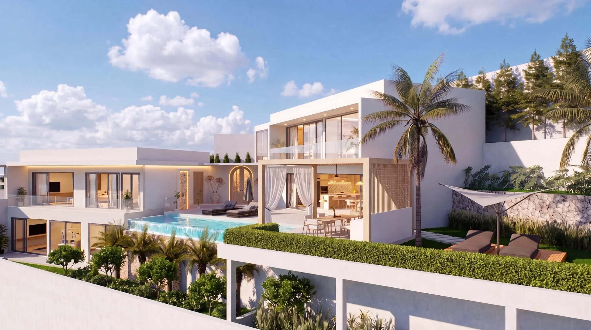 NEW DEVELOPMENT - Ultra-modern villas with breath-taking sea views- 3 bed, 3 bath- Bang Makham- from 20,900,000 thb 