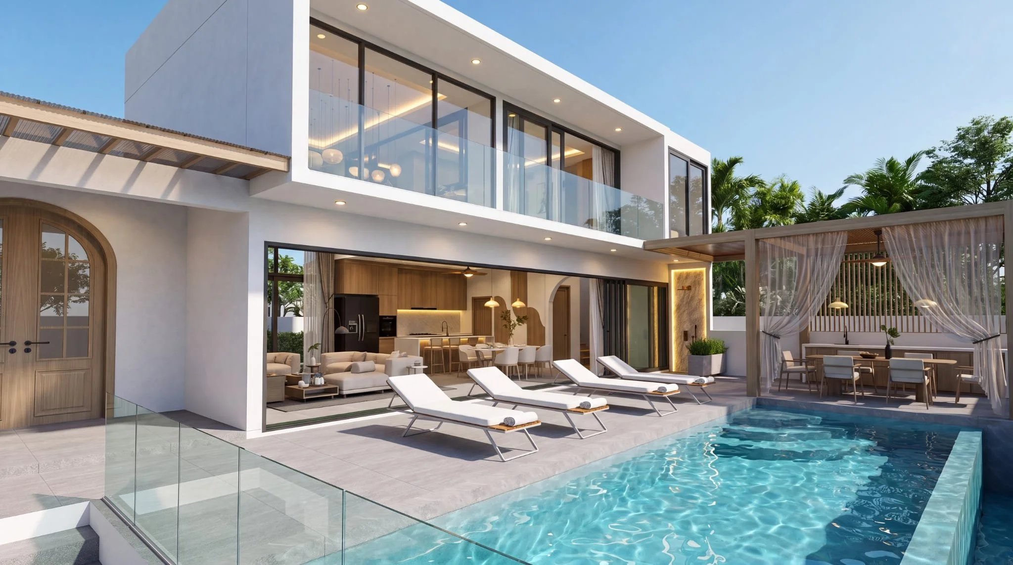 NEW DEVELOPMENT - Smart-home luxury villas with view of ocean and Ang Thong marine park- 4+1 bed, 5 bath- Bang Makham- from 26,900,000 thb