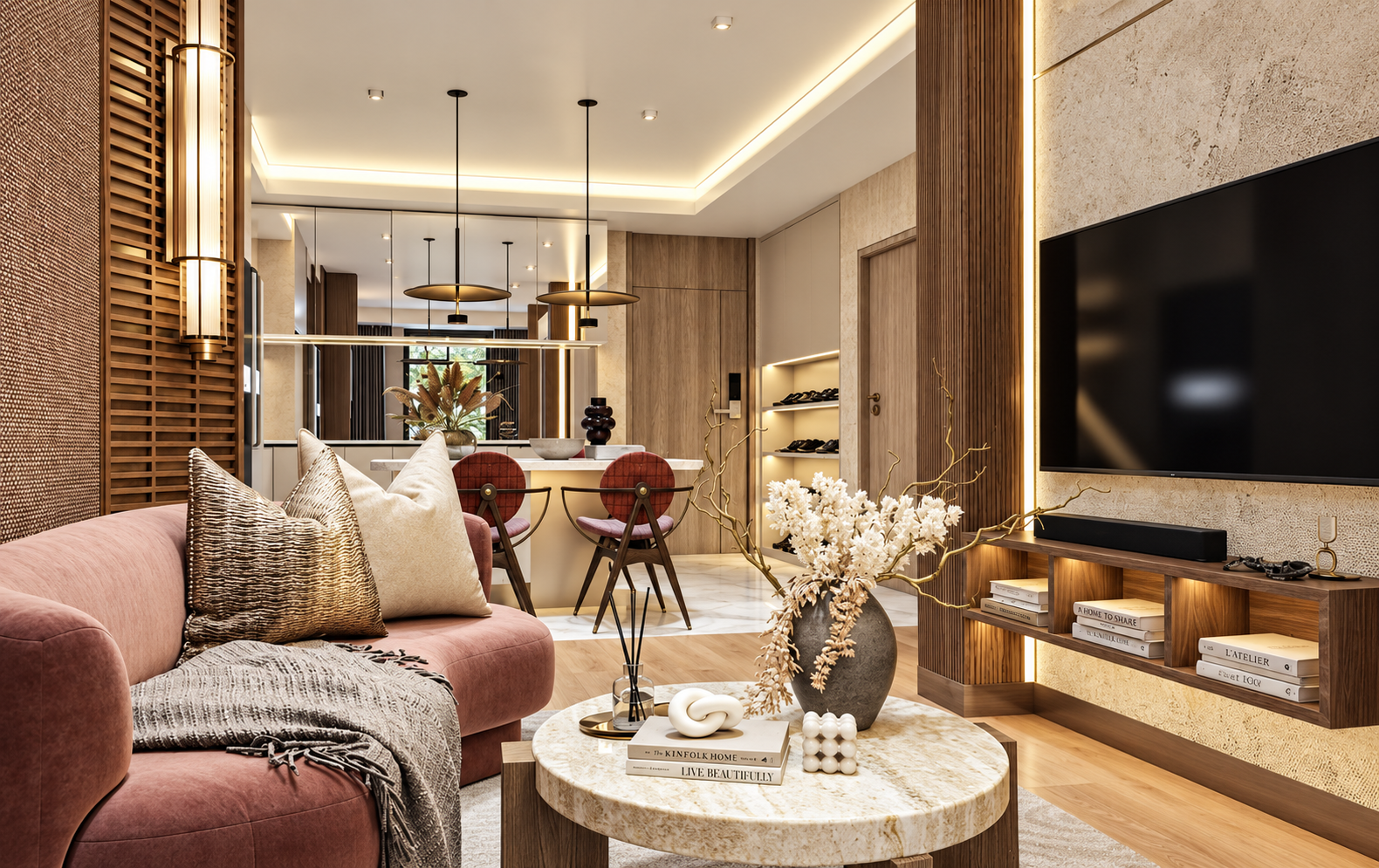 Pool-side modern condominium- foreigner quota or leasehold- studio, 1 bed, or 2 bed- 1 or 2 bath- Bophut-  from 3,510,000 thb