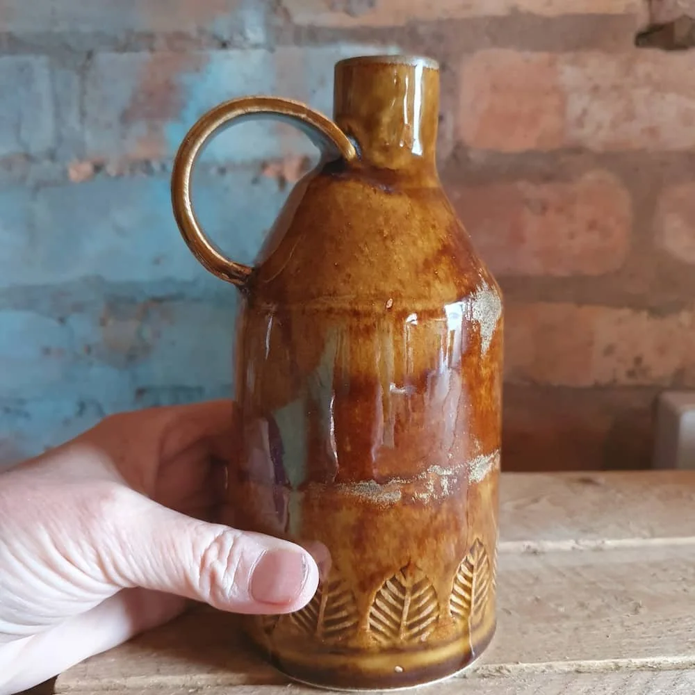Handbuilt bottle