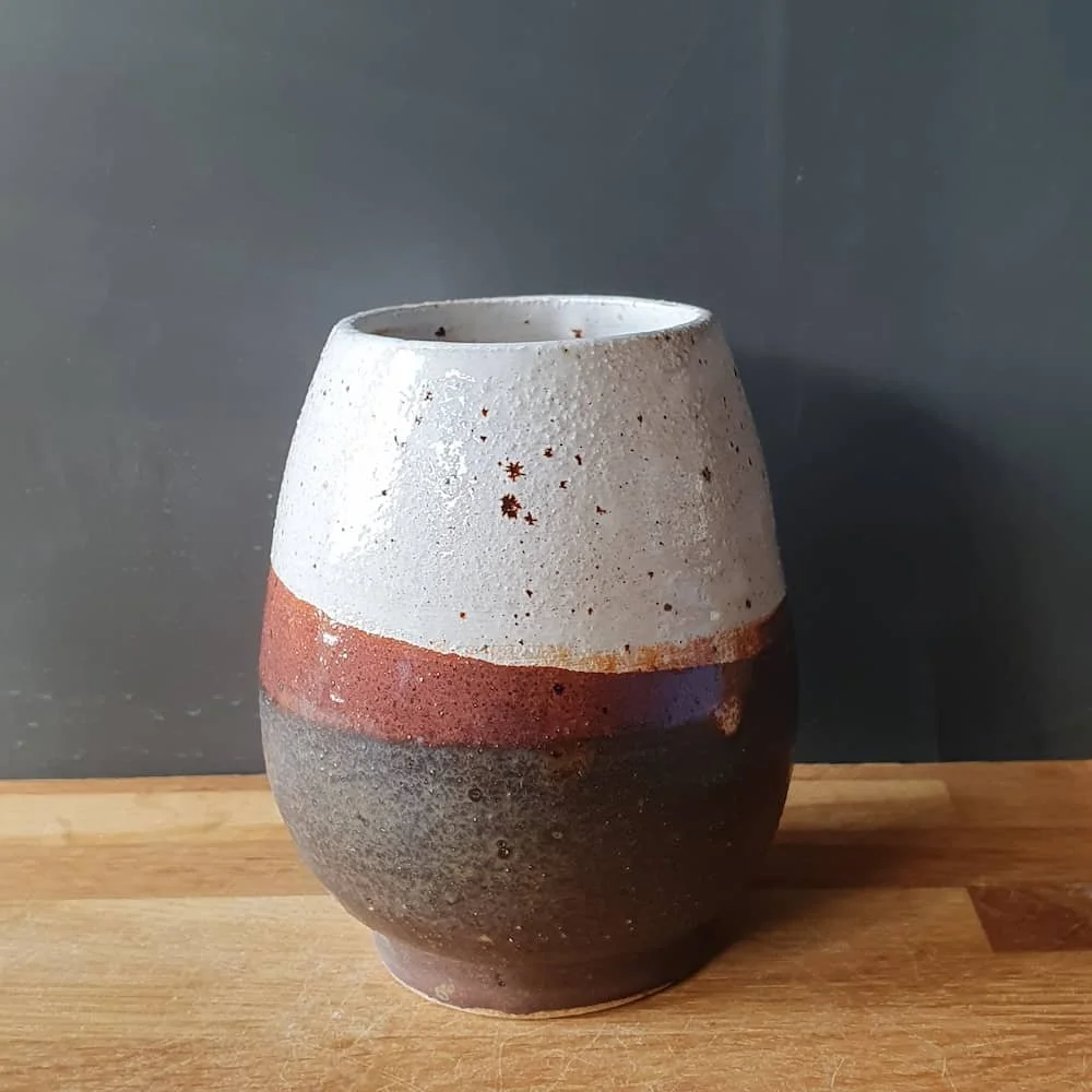 Small pottery vase