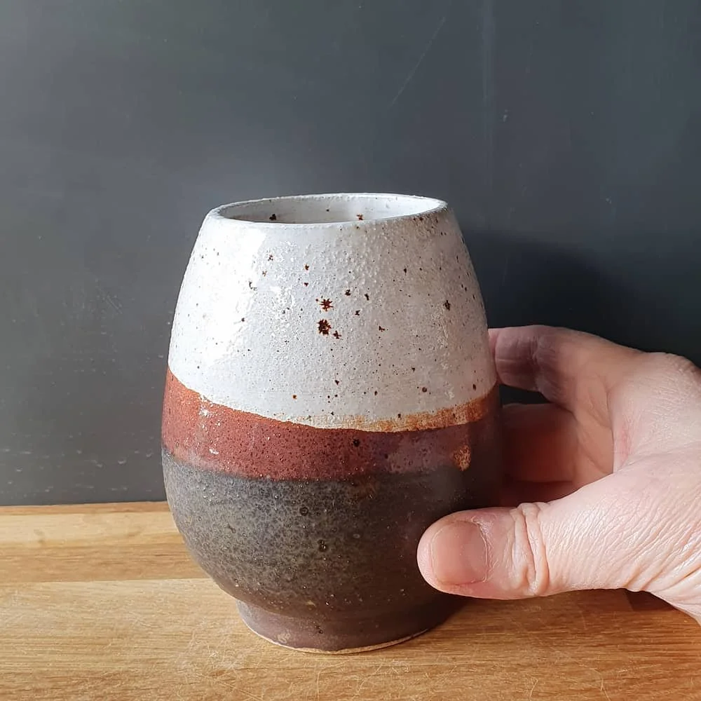 Small pottery vase