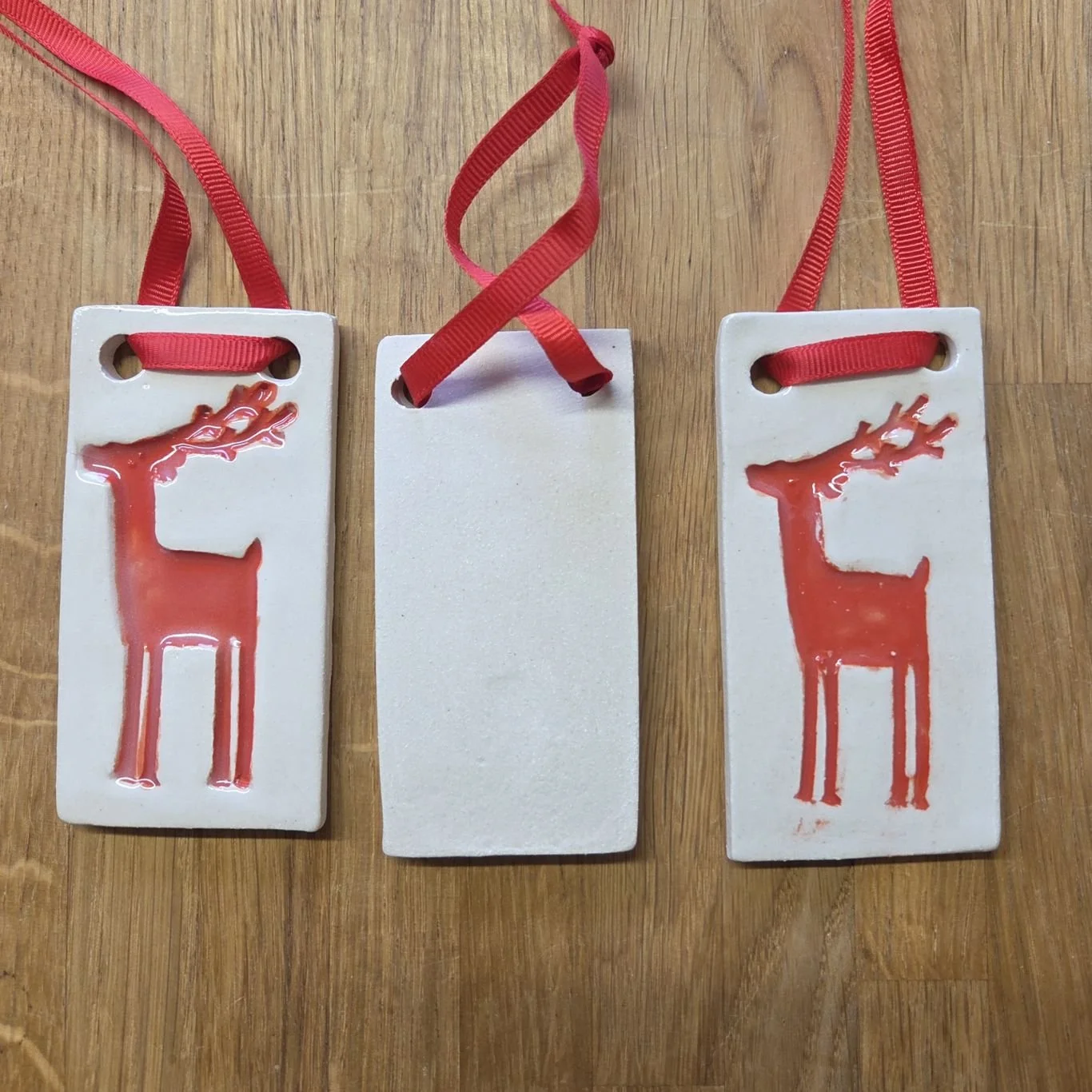 Raindeer christmas tile