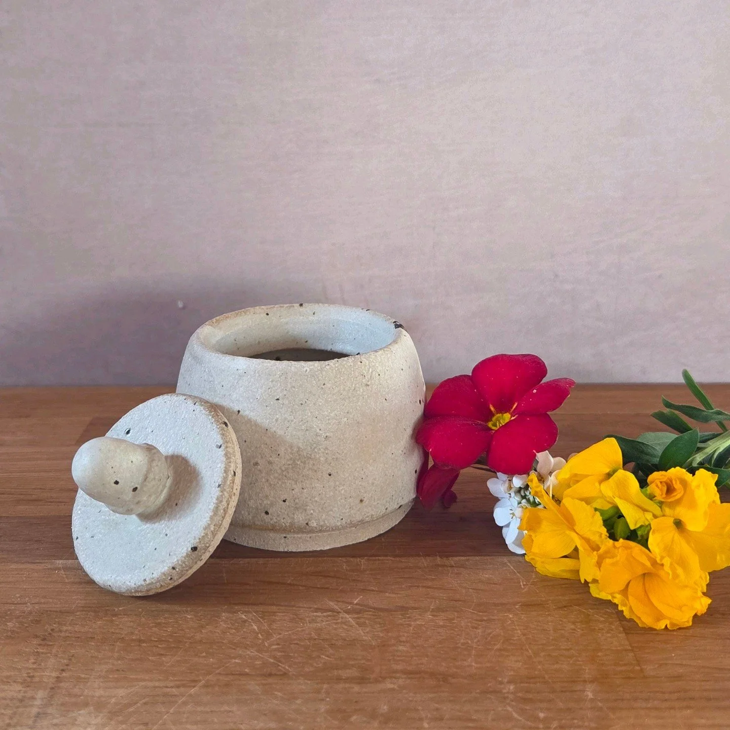 Handmade is quiet, thoughtful, and filled with charm.

This tiny jewellery pot with its acorn lid knob was shaped with care to make a simple but unique piece. Perfect for keeping treasures safe or just adding a whimsical touch wherever it sits, it is