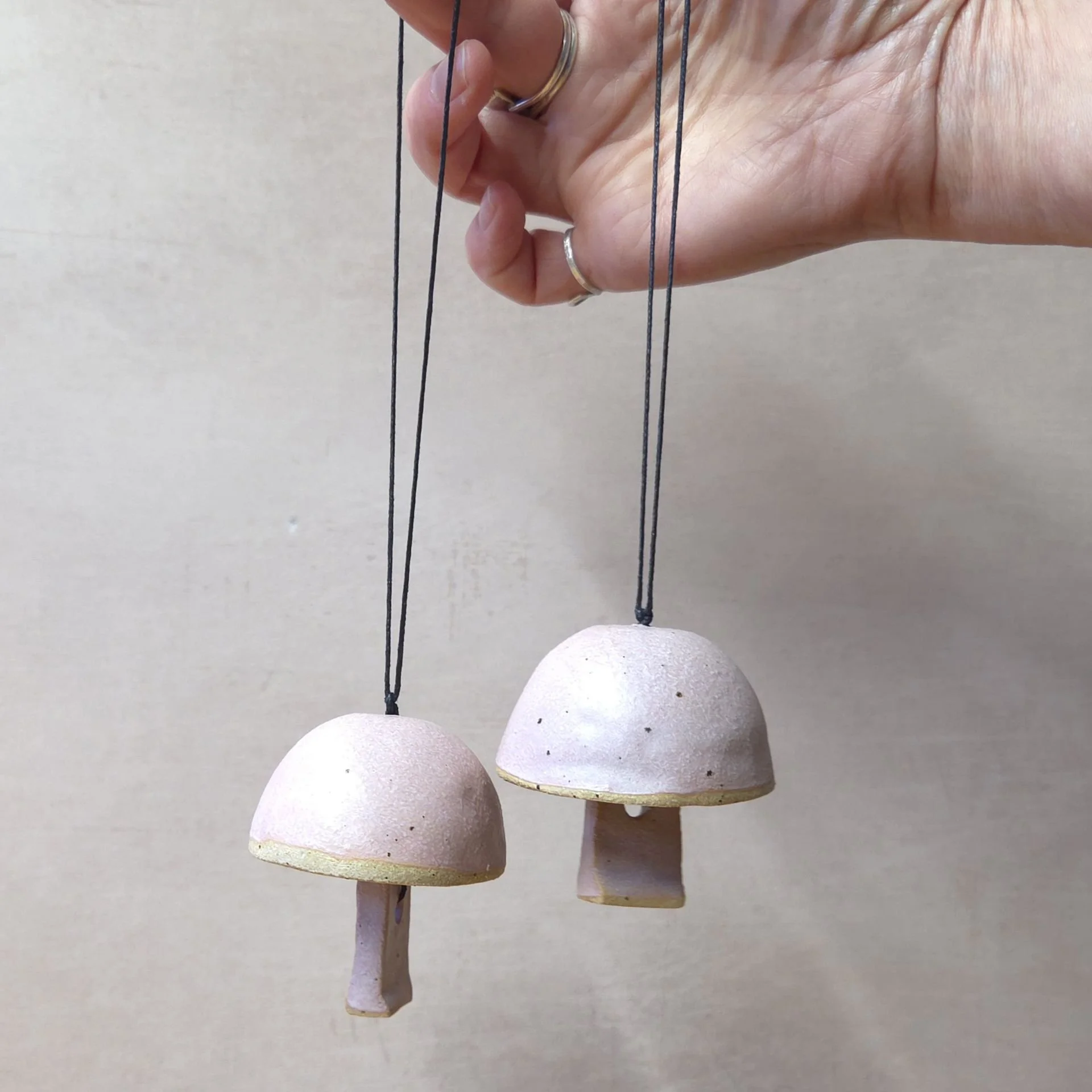 Handcrafted Ceramic Pottery Bells