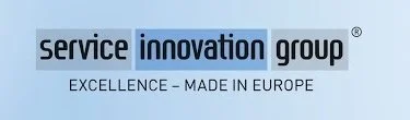 Logo of Service Innovation Group with the tagline 'Excellence - Made in Europe'.