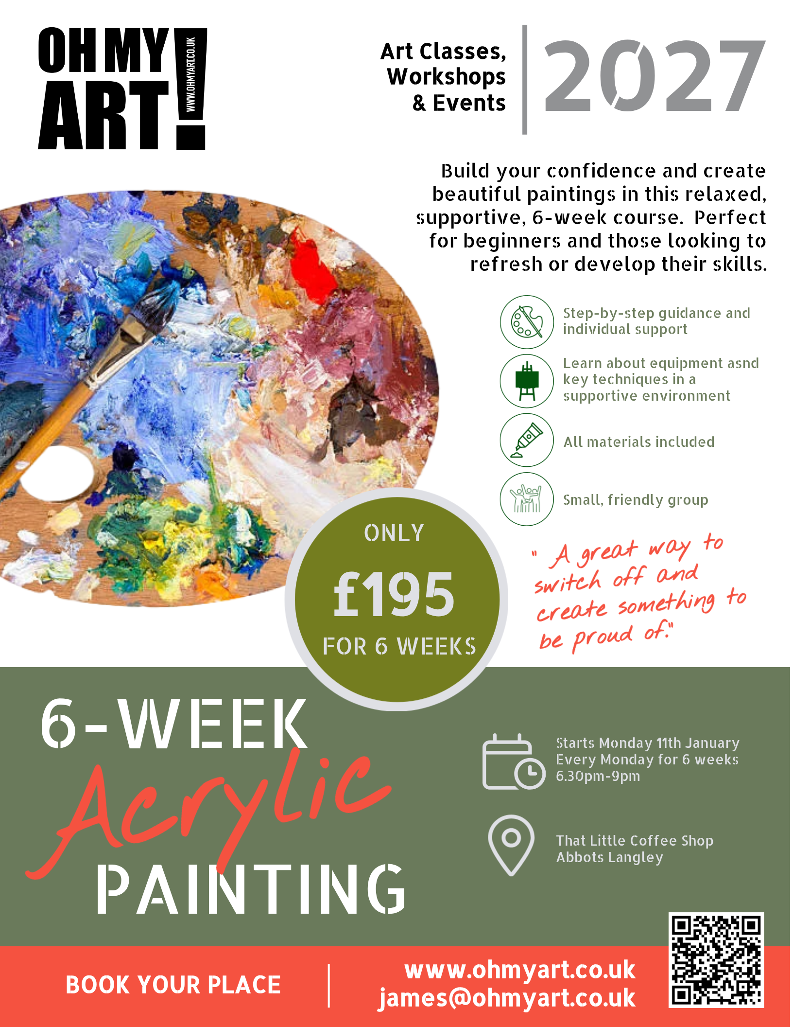 6 Week Acrylic Course - JAN 2027