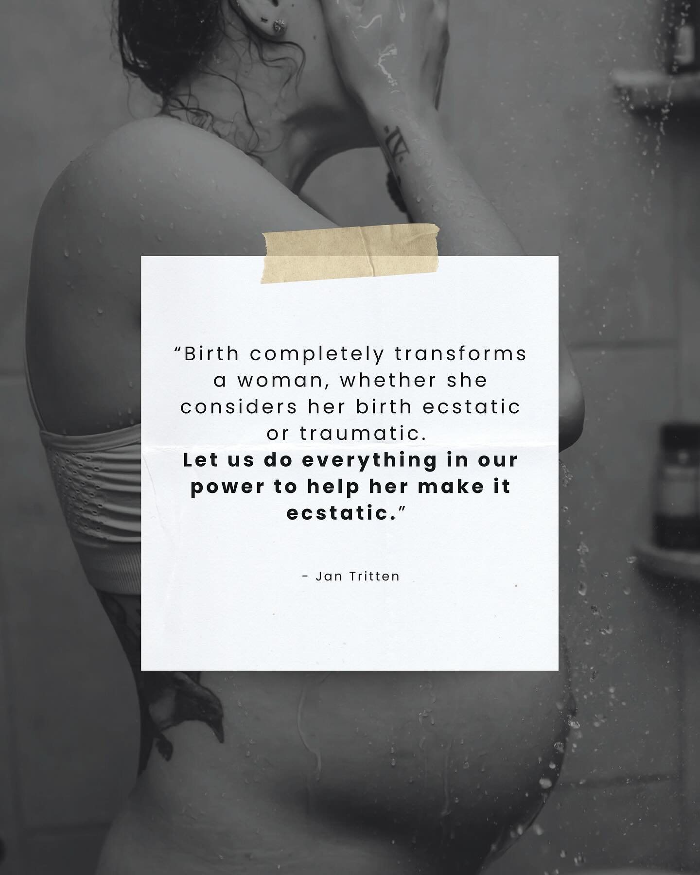 Love this from @trittenjan ❤️ Birth is ALWAYS transformative- it is the making of a mother, a family, a new dyad or triad in the family unit. But so often women emerge from birth broken, hurt or wanting. Ecstatic birth is possible - come along to our