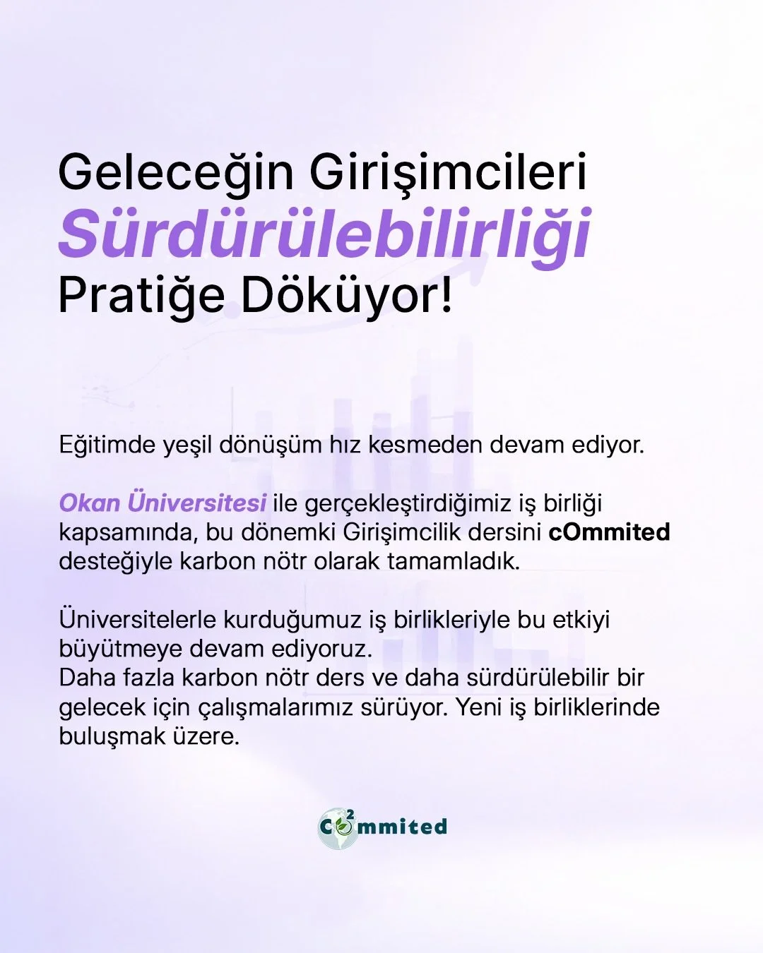 S&uuml;rd&uuml;r&uuml;lebilirlik sadece bir teori değil, artık ders programımızın bir par&ccedil;ası! 🌱

Sıradaki durakta g&ouml;r&uuml;şmek &uuml;zere! 🌍💚