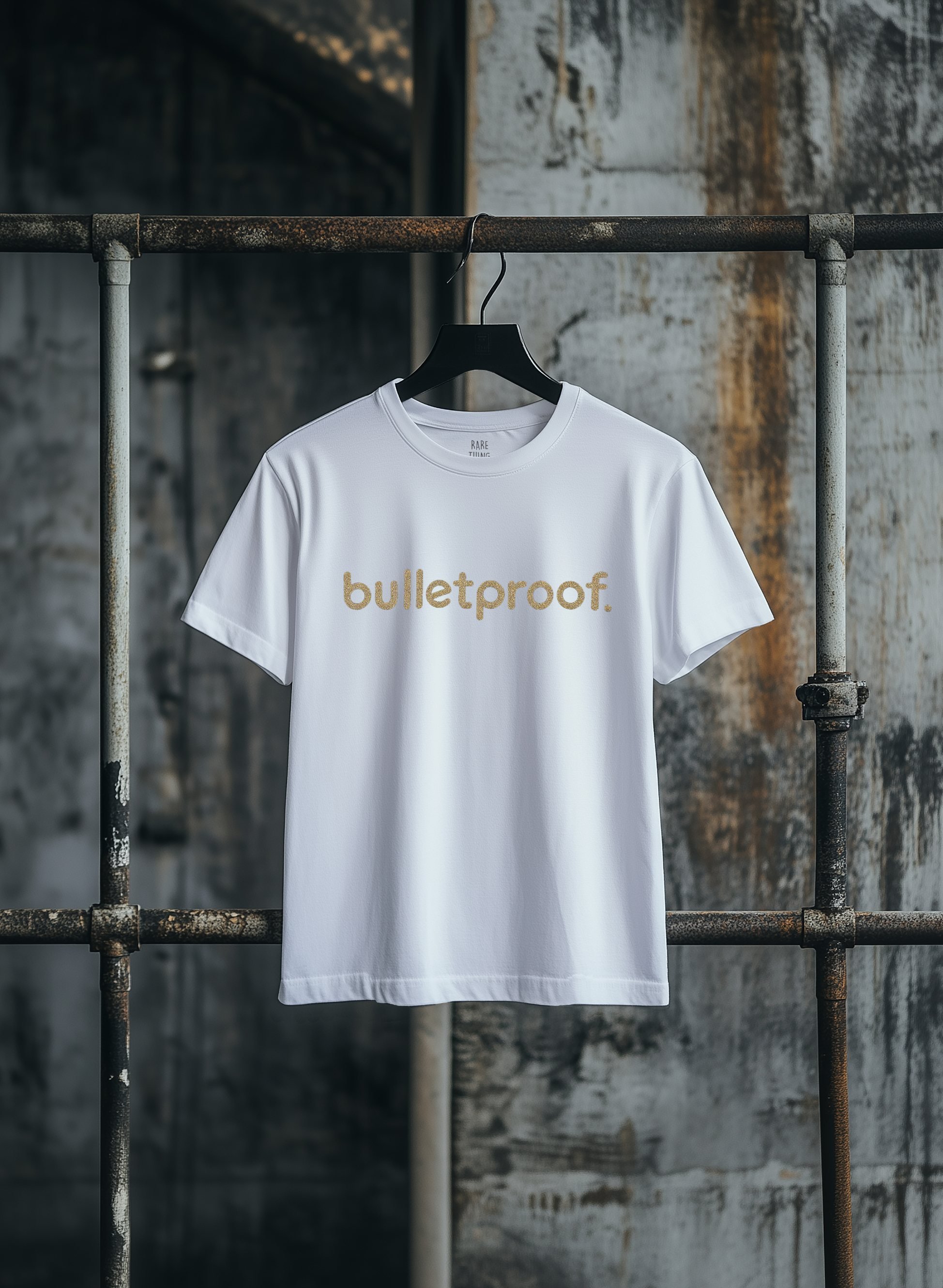 BULLETPROOF SLOGAN WOMENS CLASSIC WHITE TSHIRT.jpg