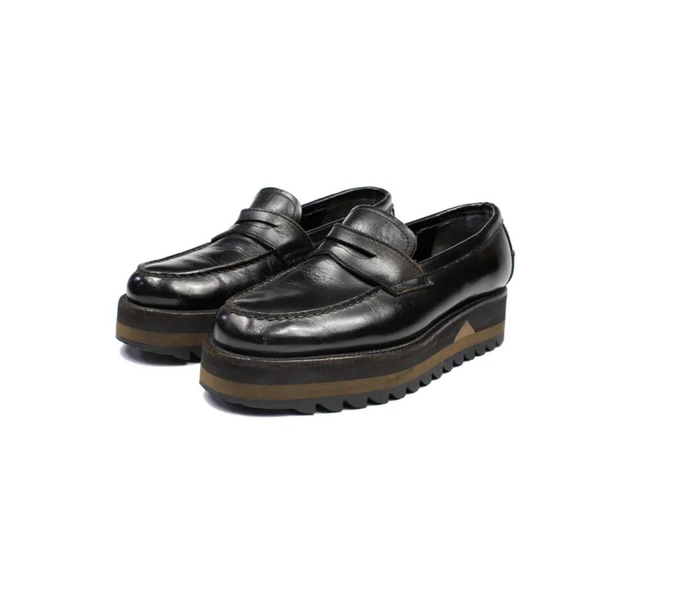 Comme Des Garçons Shark Sole Loafers