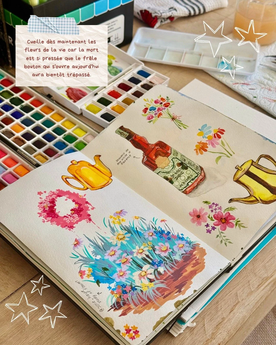 Une ann&eacute;e toute en fleurs 🌸 Je me suis laiss&eacute;e embarquer dans cette vibe florale, au point d&rsquo;en ramener r&eacute;guli&egrave;rement &agrave; la maison pour habiller notre table &agrave; manger!!! Un petit luxe qui change tout au 