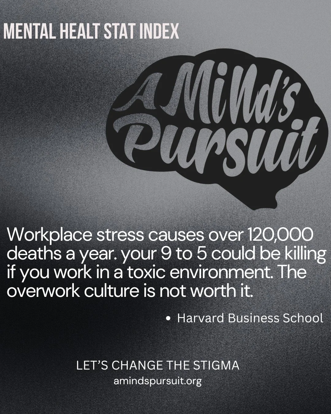 Work should never cost you your health, yet so many people are stuck in toxic work enviornments that drain them. That drain their health, their joy, and sense of self. A pay check isn't worth your piece of mind and burnout needs to stop being normali