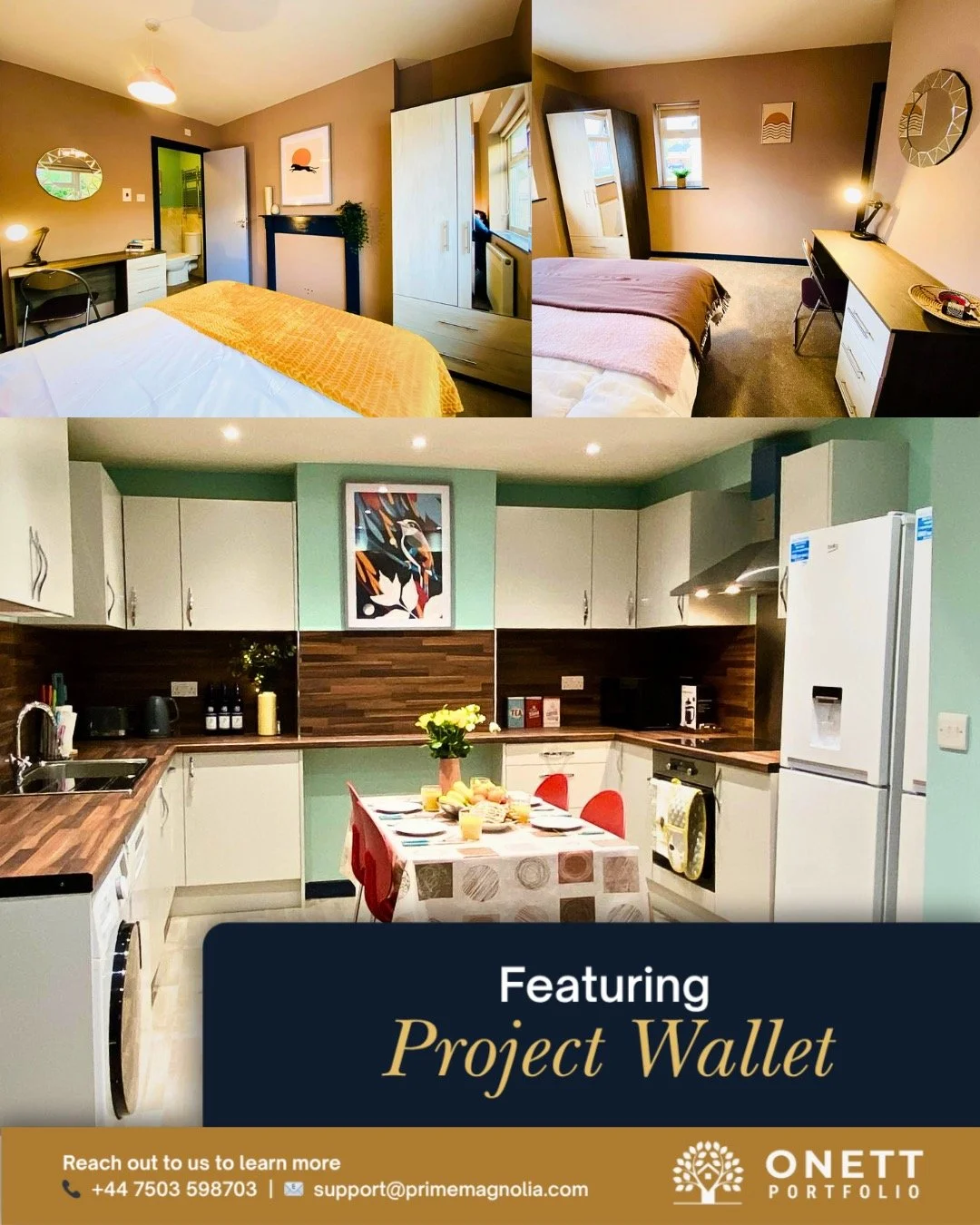 💼 Project Wallet is a modern investment property crafted for professionals and smart investors. With efficient layouts, stylish design and strong rental potential, it offers both comfort and long‑term value.

Onett Portfolio creates homes people lov