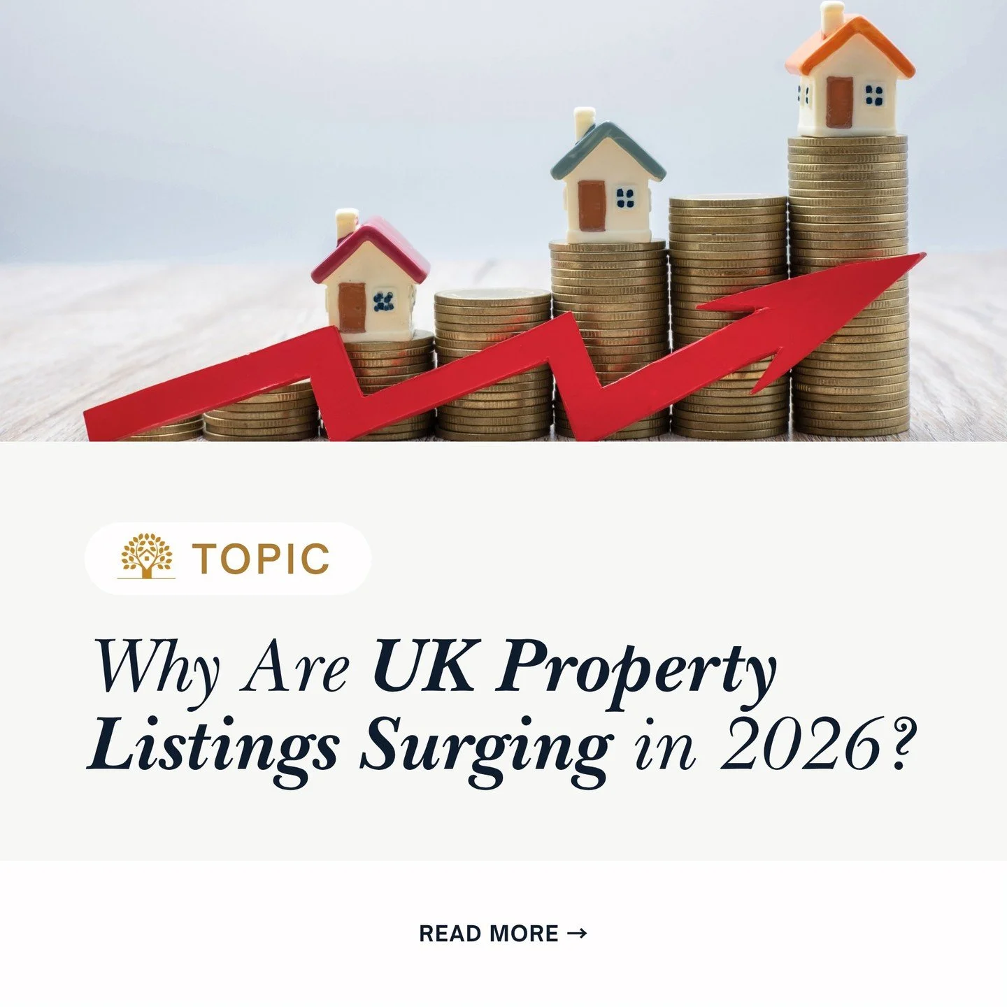 📊 UK property listings are rising sharply early 2026.

Reports show more sellers coming to market earlier than usual as global pressures, affordability shifts and changing mortgage conditions influence moving decisions. This surge is creating a noti