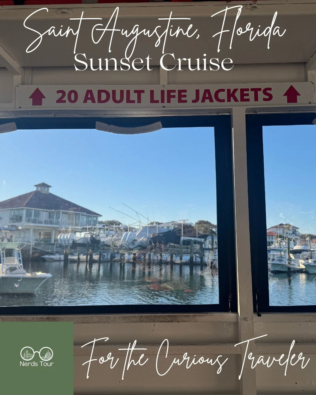 I've just returned from a lovely couple of days in Saint Augustine, Florida, the oldest continuously-inhabited city on the continental U.S. We arrived in the evening and started the visit with a sunset cruise. This was a fantastic way to be introduce