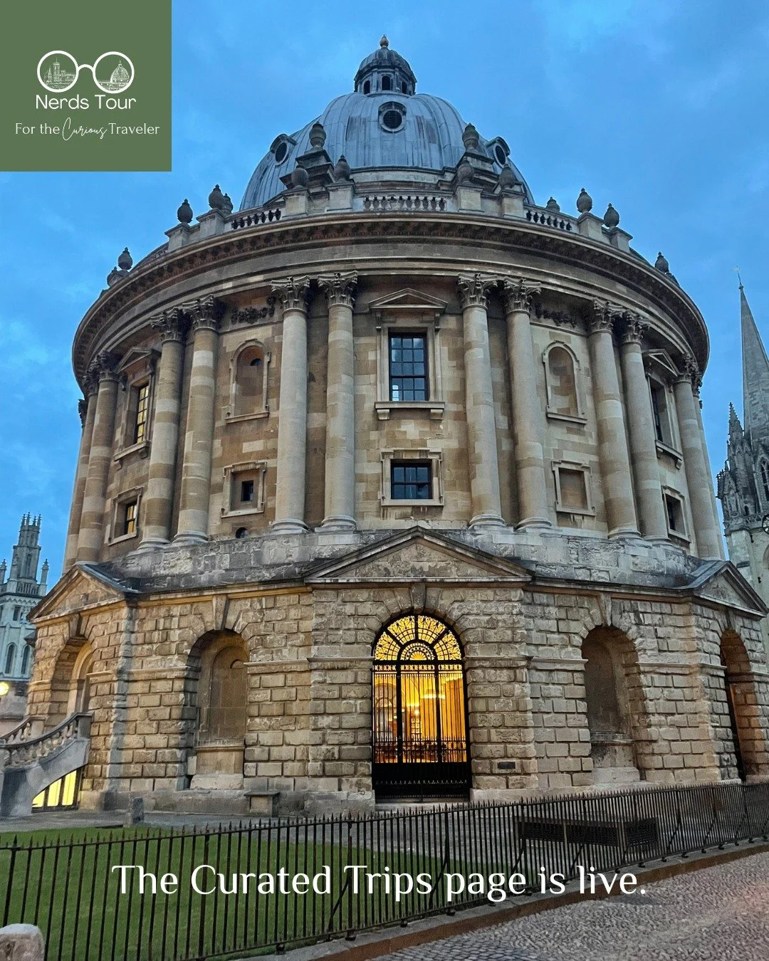 I built Nerds Tour for people who travel the way they read: slowly, on purpose, with the whole story in mind. Not the greatest hits. Not eight cities in ten days. One writer, one painter, one film, one television series, followed all the way through 