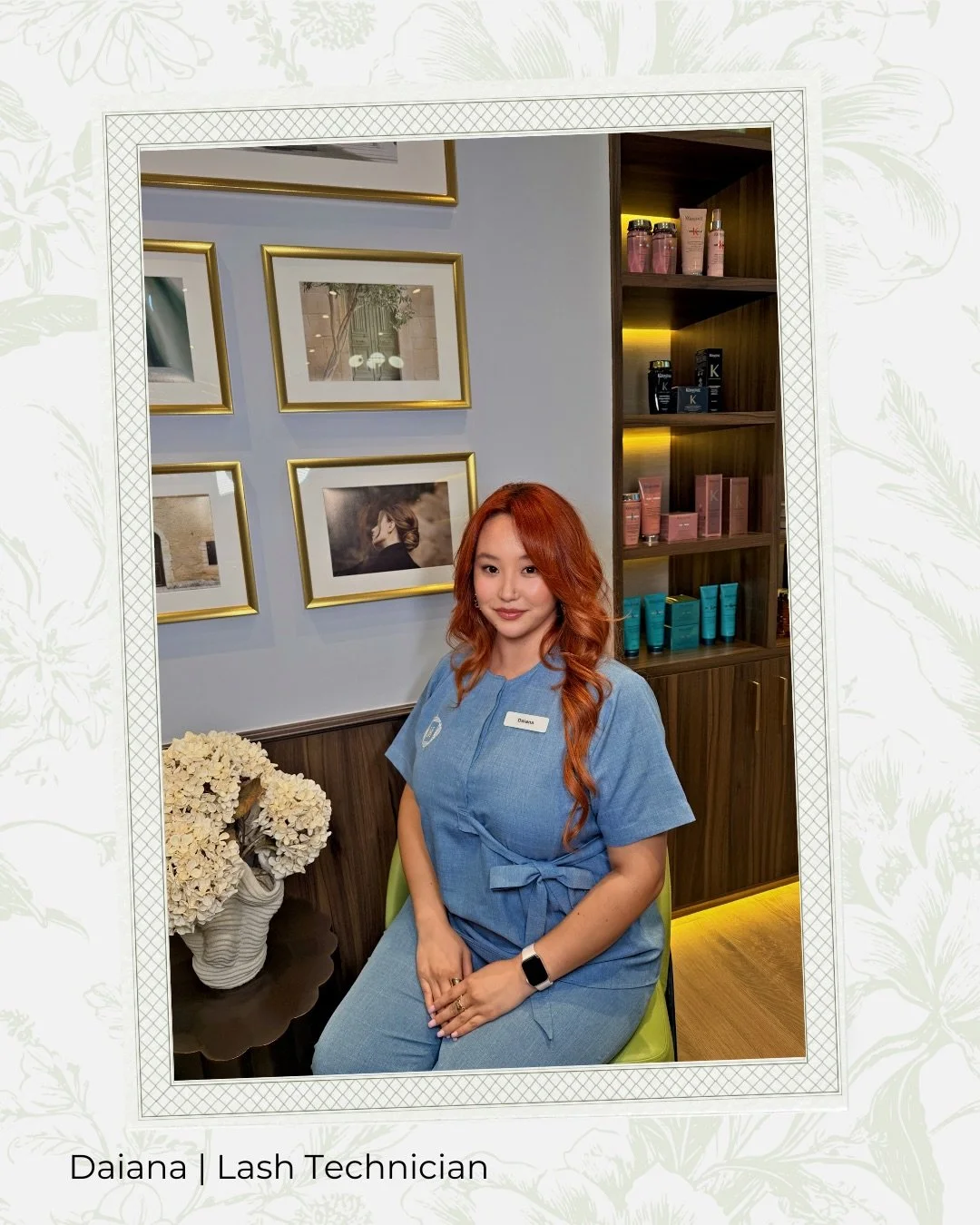 Meet Daiana, our Lash Technician, skilled in creating lash extensions across all styles from soft, natural and fuller looks.
Her technique is focused, steady, and tailored to achieve a finish that feels polished and beautiful.

Book your appointment 