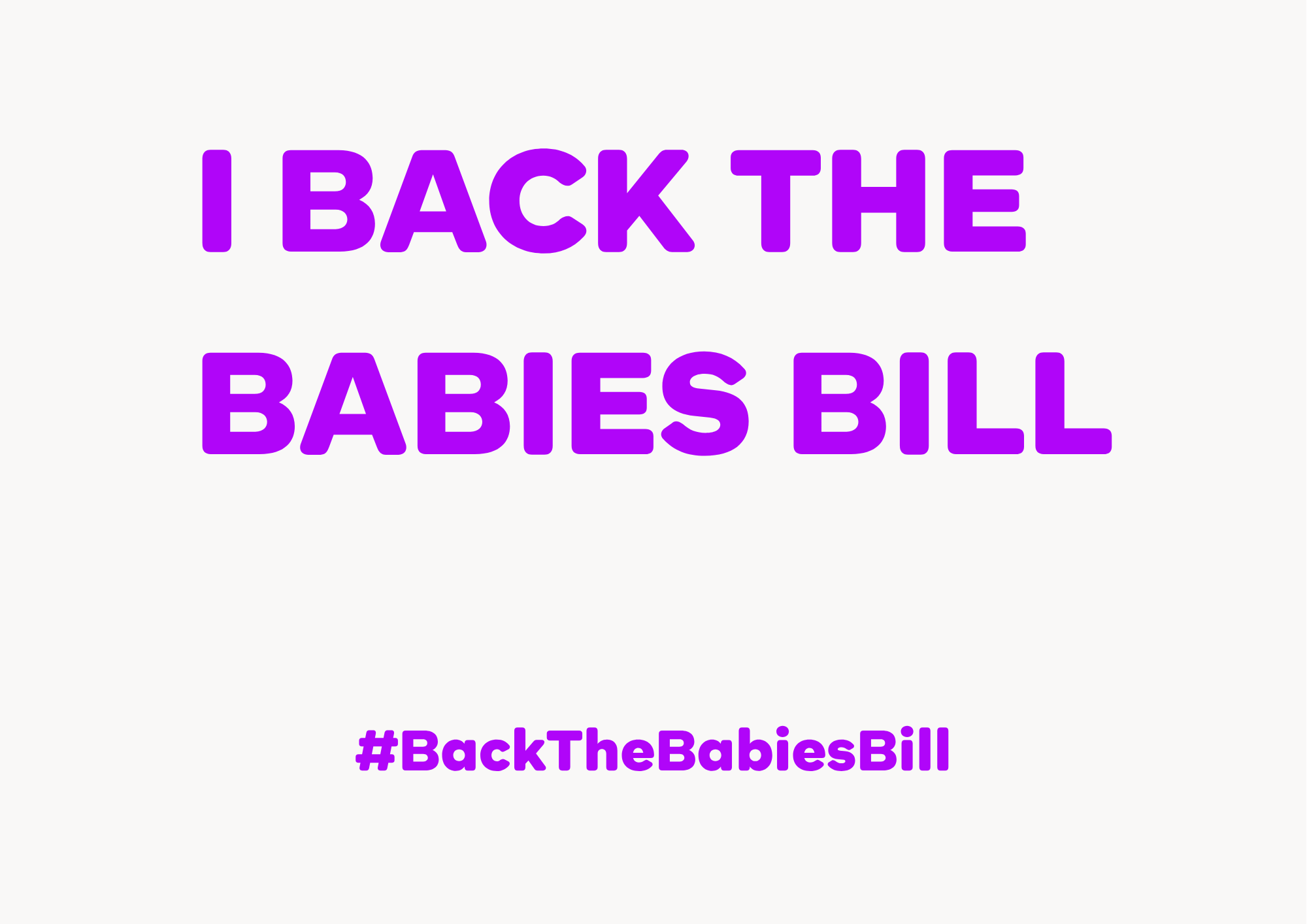 Back the Babies Bill