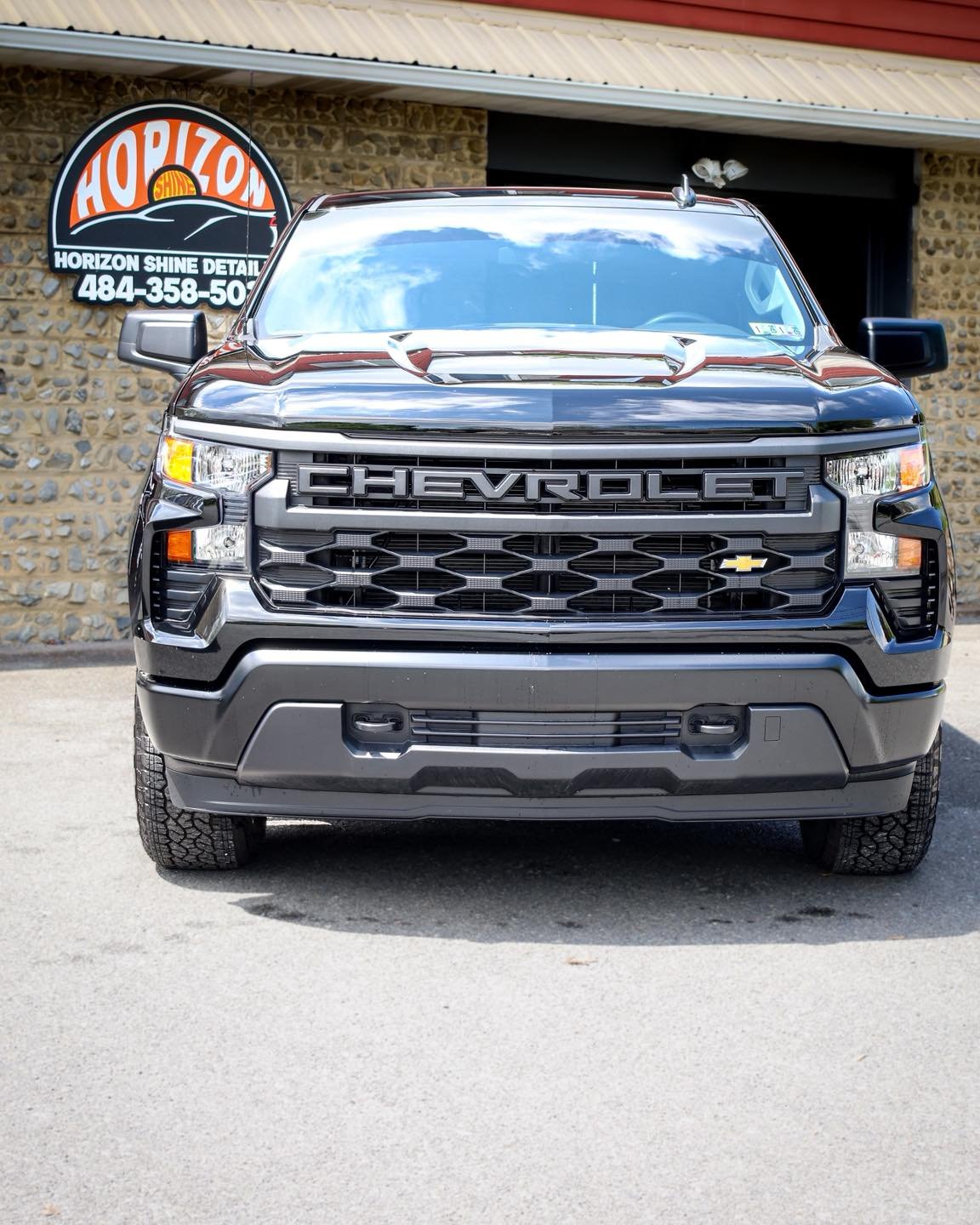 Before this truck gets up-fitted with lights and sirens Palmer township Police Dept. decided to get them tinted and cleaned up first!

20% Up Front
Tint layered over rear factory privacy class to a 5% shade

Call, Text, email or stop by our shop for 
