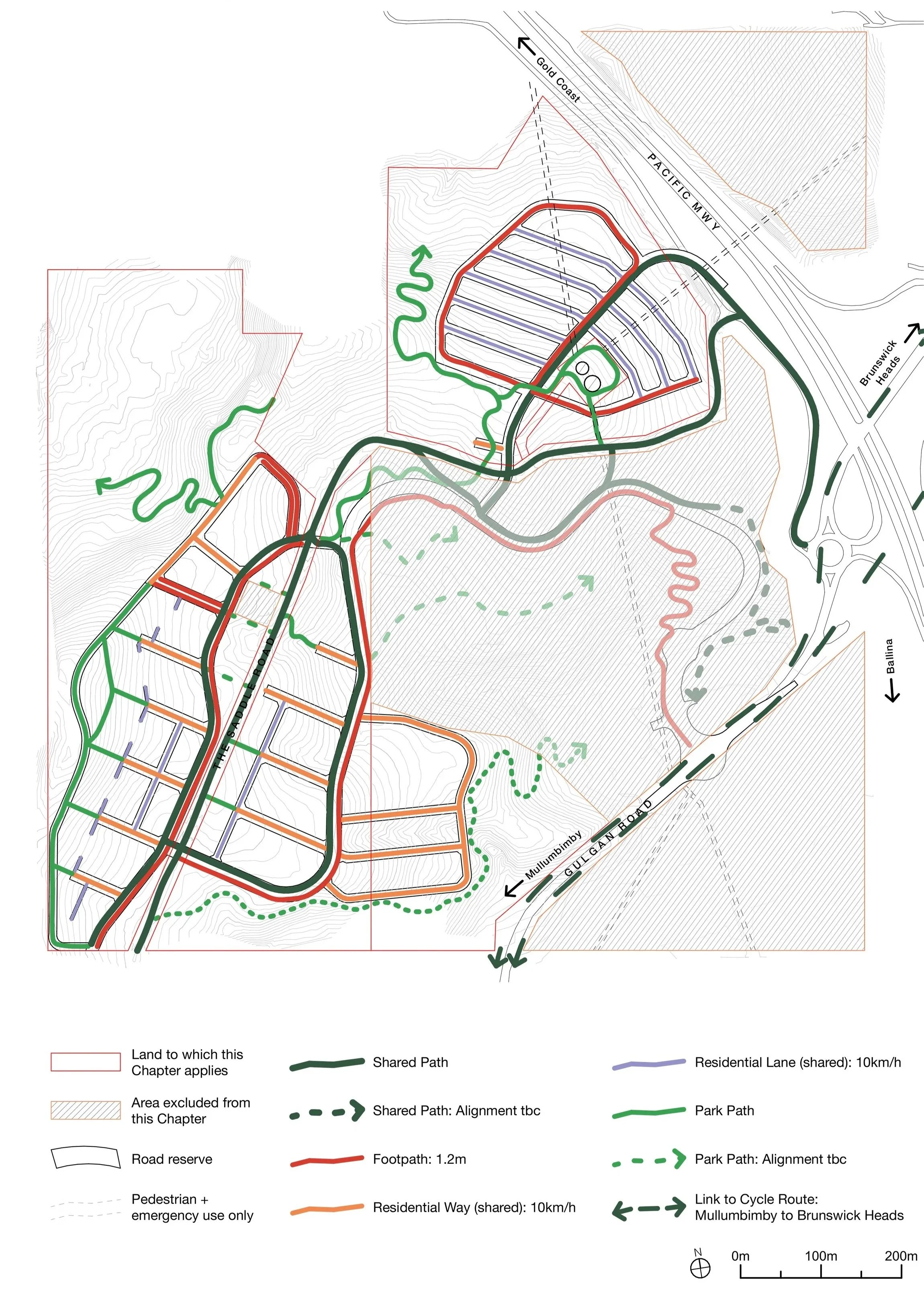 Pedestrian &amp; Cycle Network