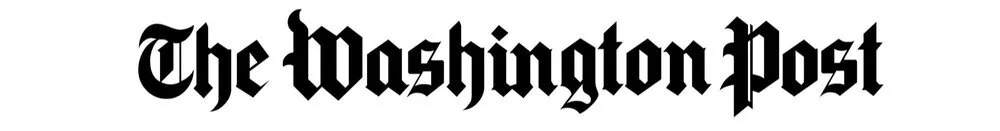 The logo of The Washington Post newspaper in black Gothic font.