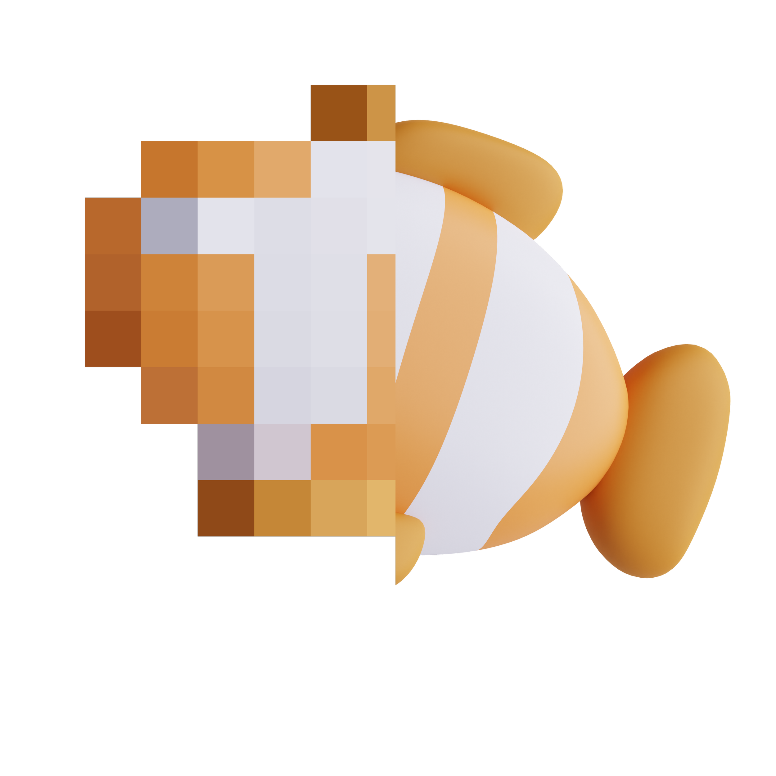 Geblurde clownvis