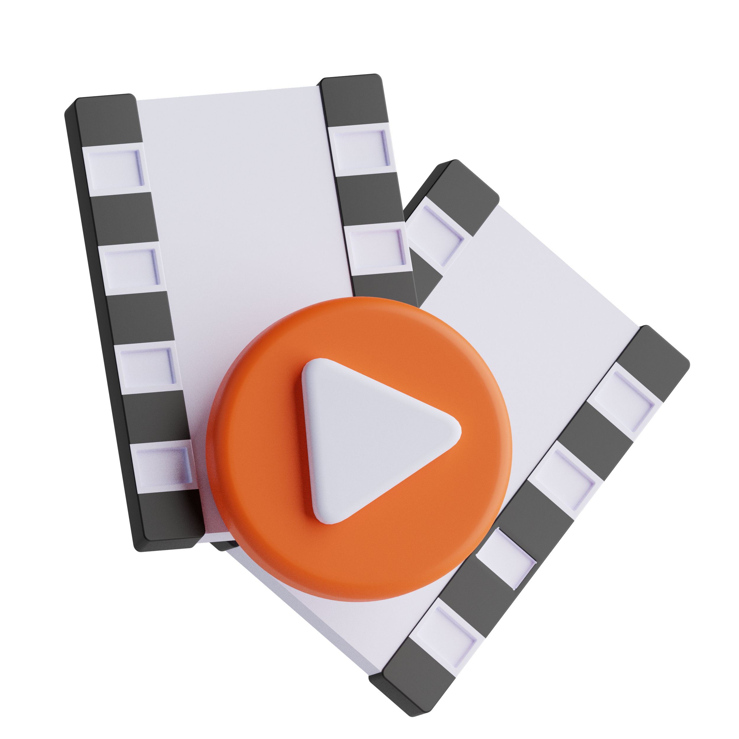 Filmrolletje met afspeelknop
