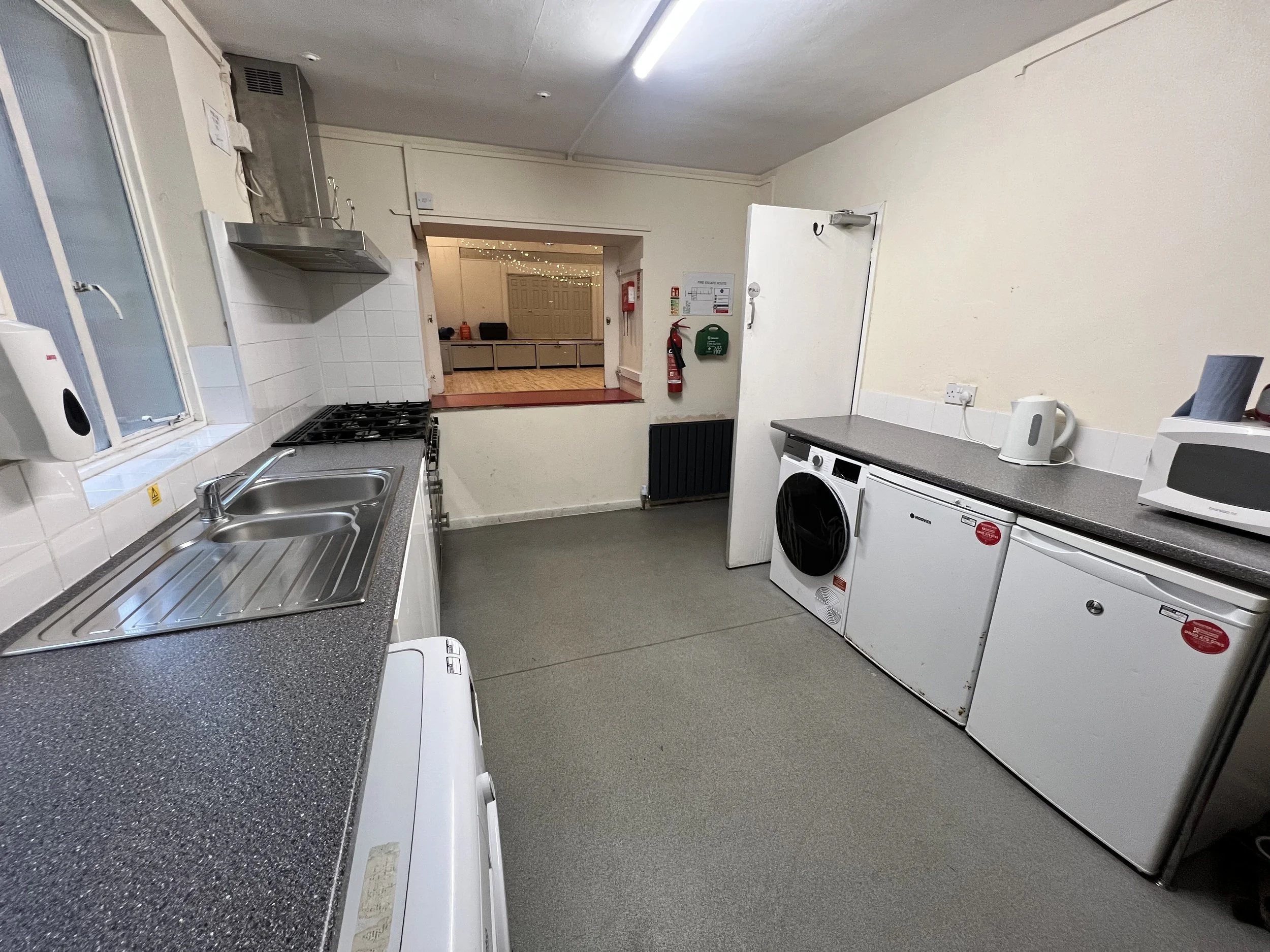 Small Hall kitchen at the Elmgrove Centre Bristol