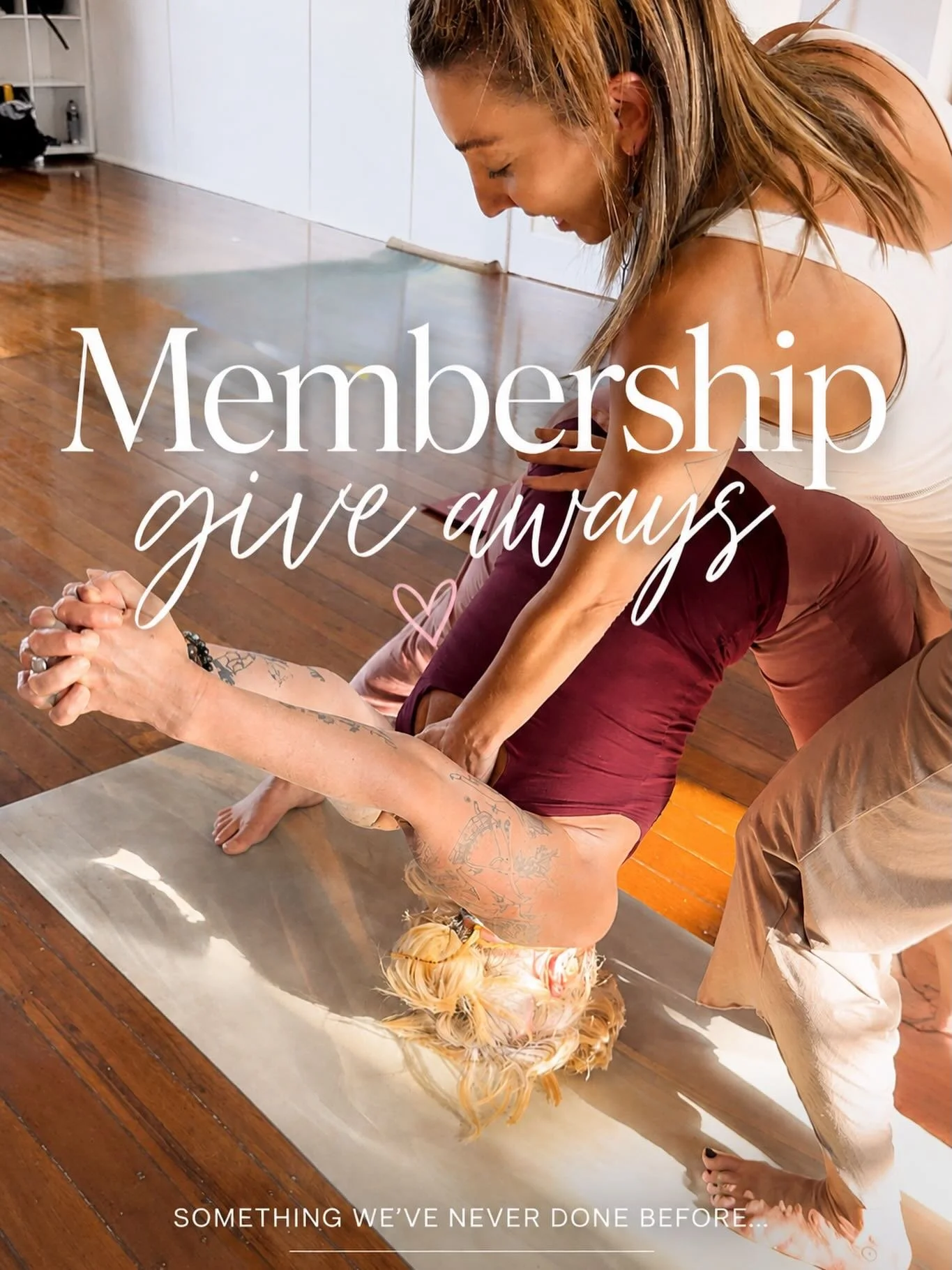 We are doing something we&rsquo;ve never done before&hellip; ✨

We are giving away memberships to our brand new studio 🤍

If you&rsquo;ve already signed up for our 200hr Yoga Teacher Training or you&rsquo;ve been thinking about joining us, it just g