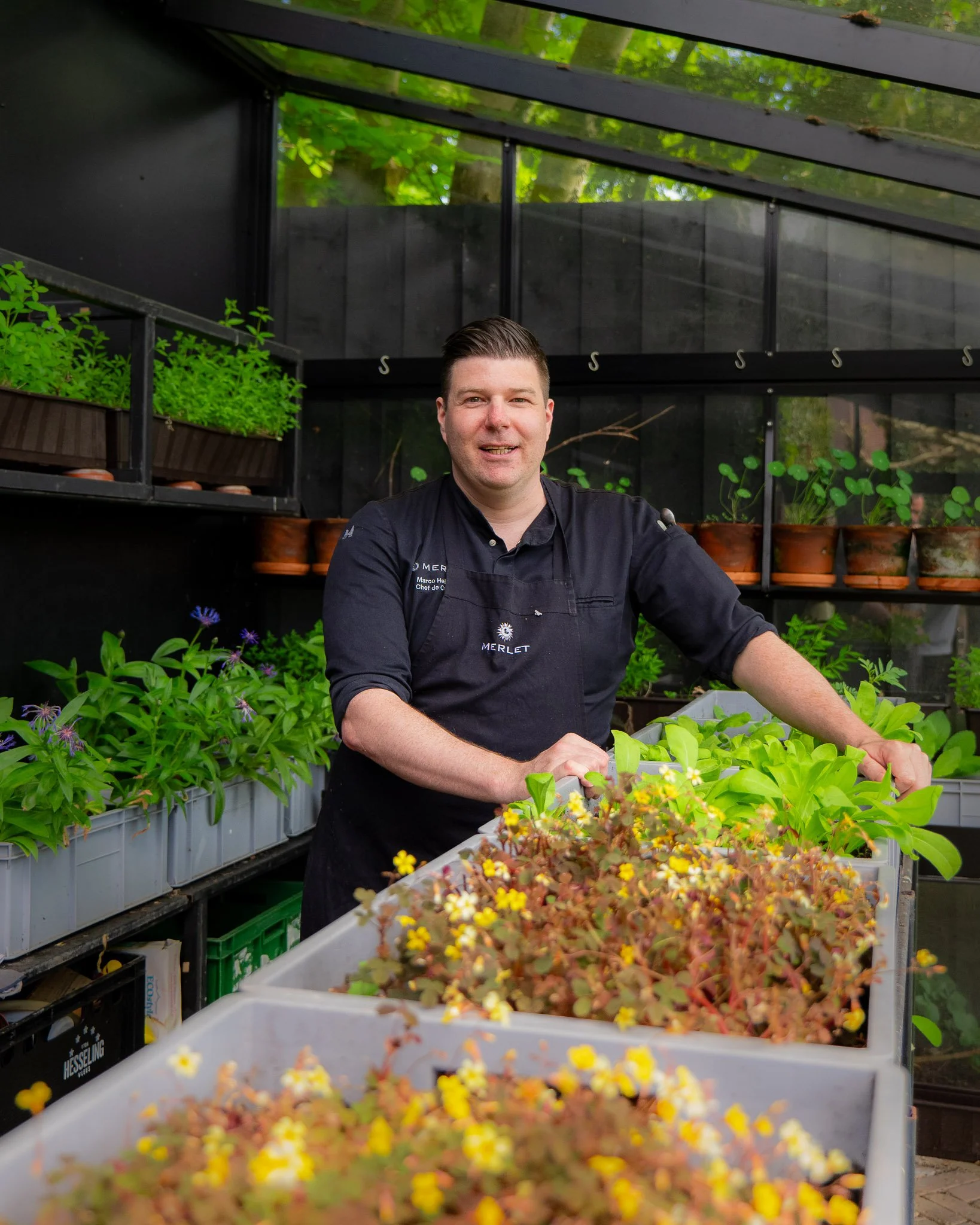Marco Helsloot, sterrenchef bij Michelinrestaurant Merlet - Chefs in het Bos festival 2026.
