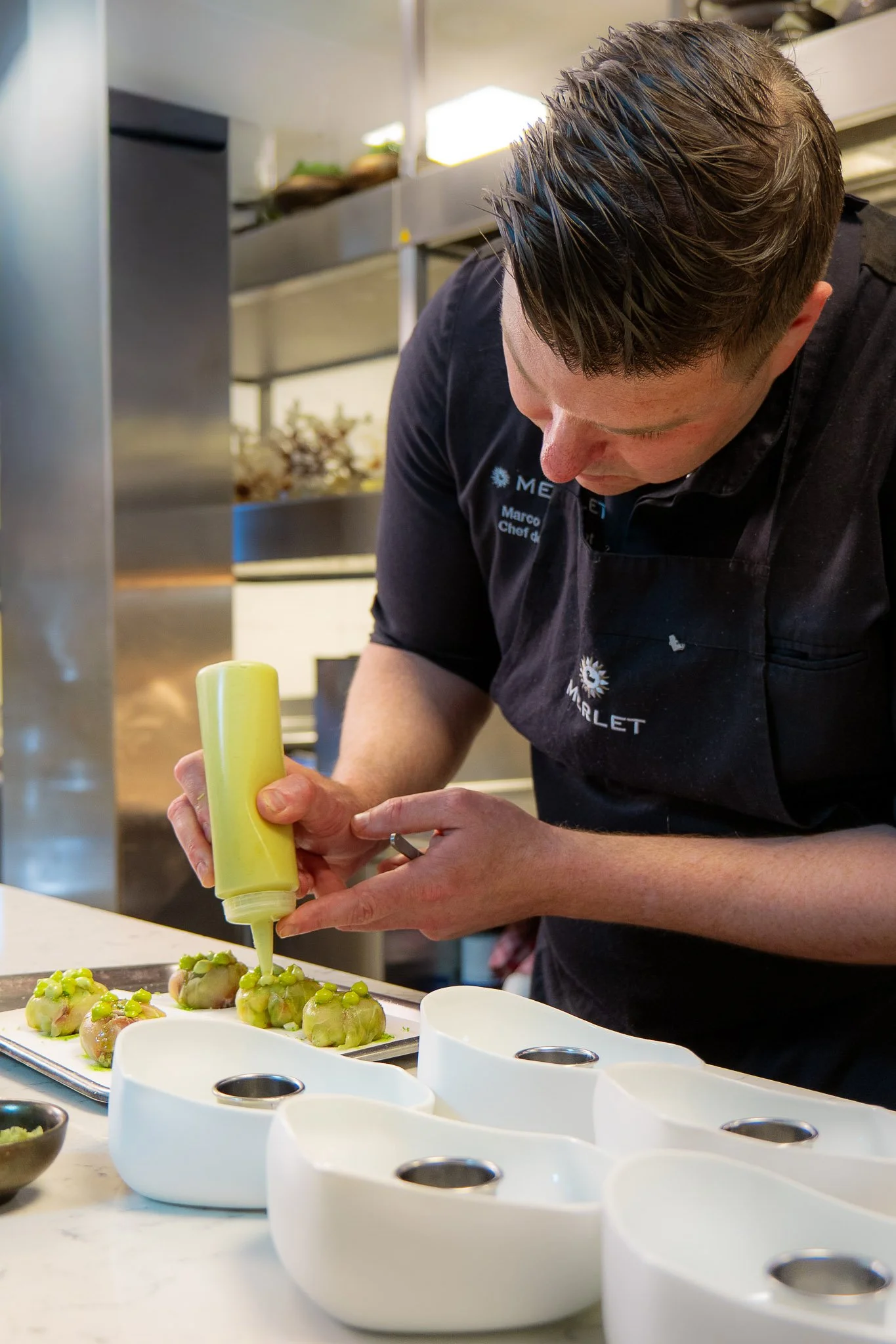 Marco Helsloot, sterrenchef bij Michelinrestaurant Merlet - Chefs in het Bos festival 2026. Elegant koken met ultieme precisie.