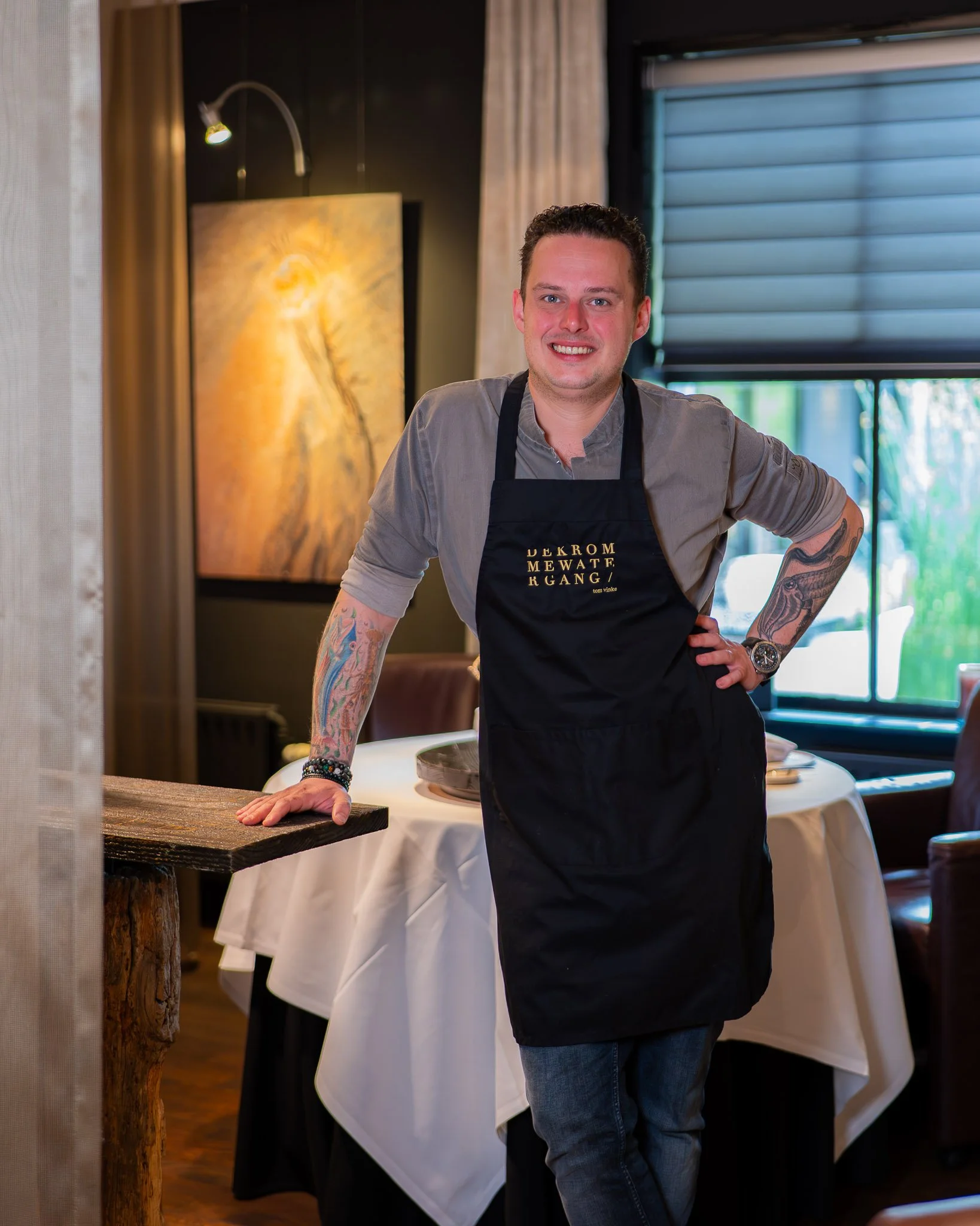 Tom Vinke, sterrenchef bij Michelinrestaurant De Kromme Watergang - Chefs in het Bos festival 2026.