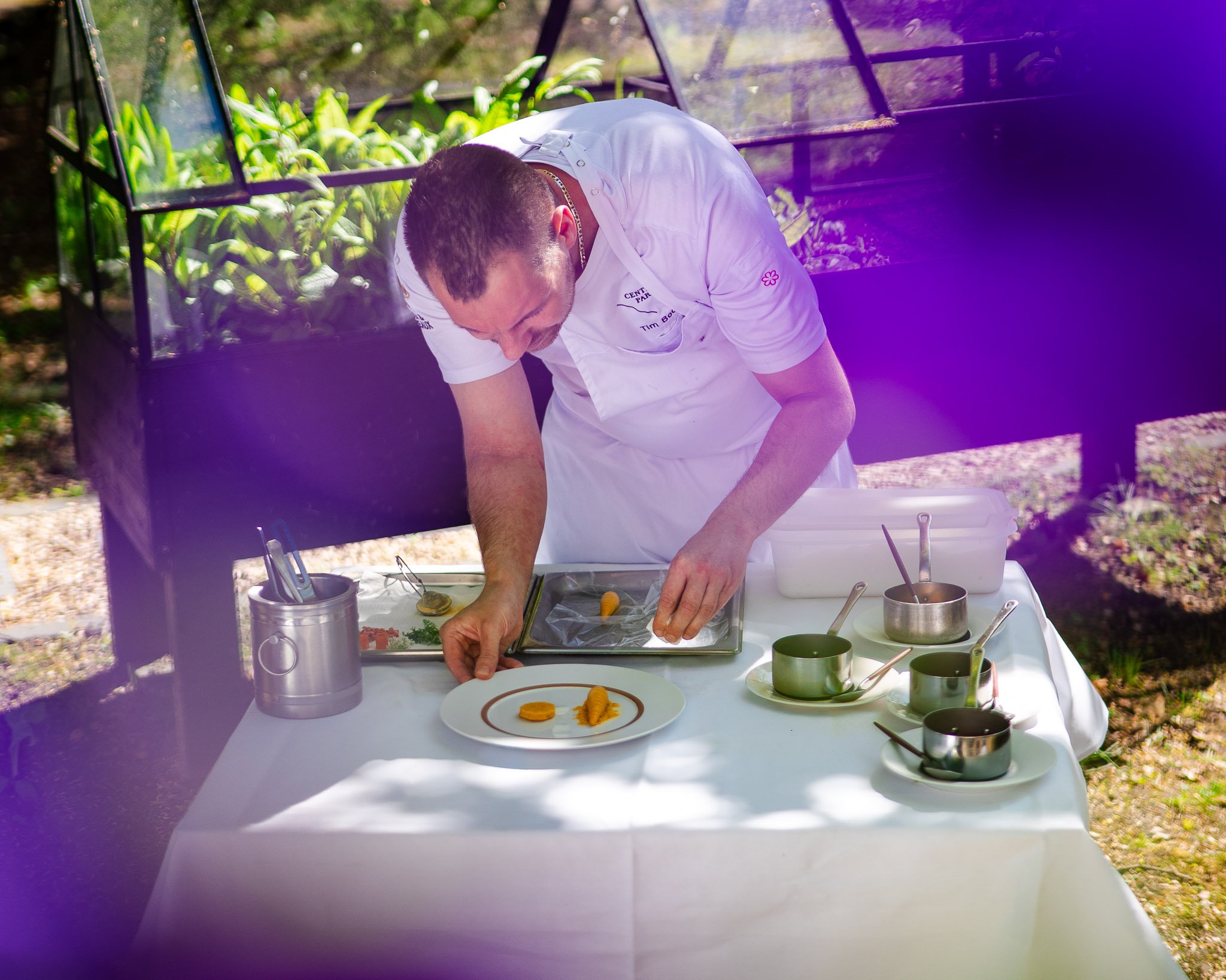 Hette Hettema & Tim Bood, sterrenchefs bij Michelinrestaurant Central Park - Chefs in het Bos festival 2026. Duurzaam koken met vakmanschap.