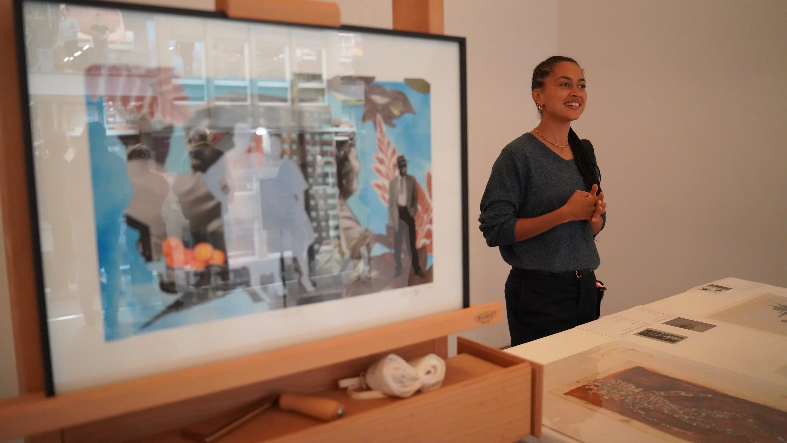 Windrush Amplified Art display: Jazz Grant