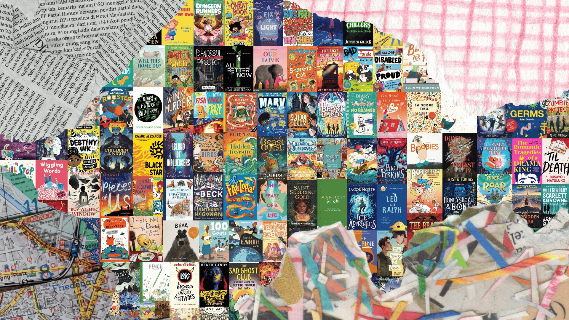 Collage Your Favourite Books