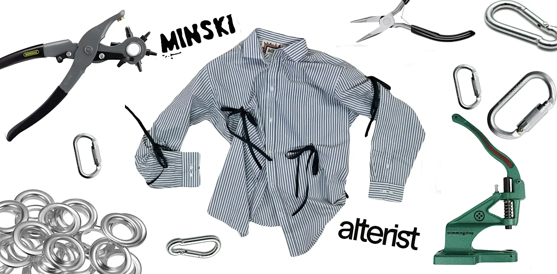 Upcycled Fashion Workshop: Pierce Your Shirt with MINSKI