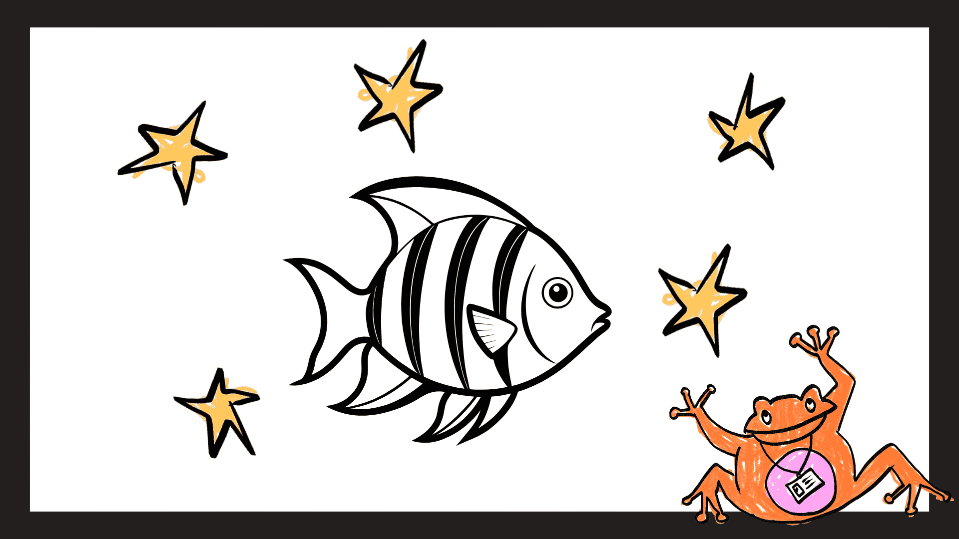 Rainbow fish word jumble