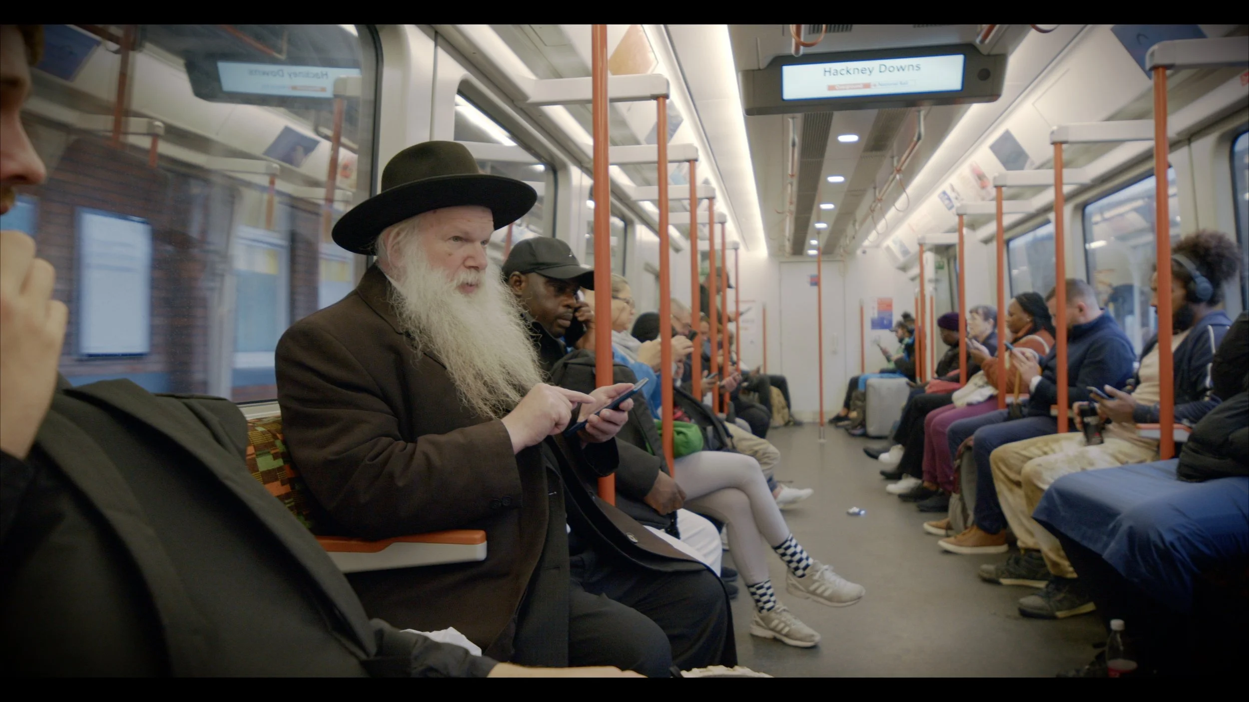 A busy London tube