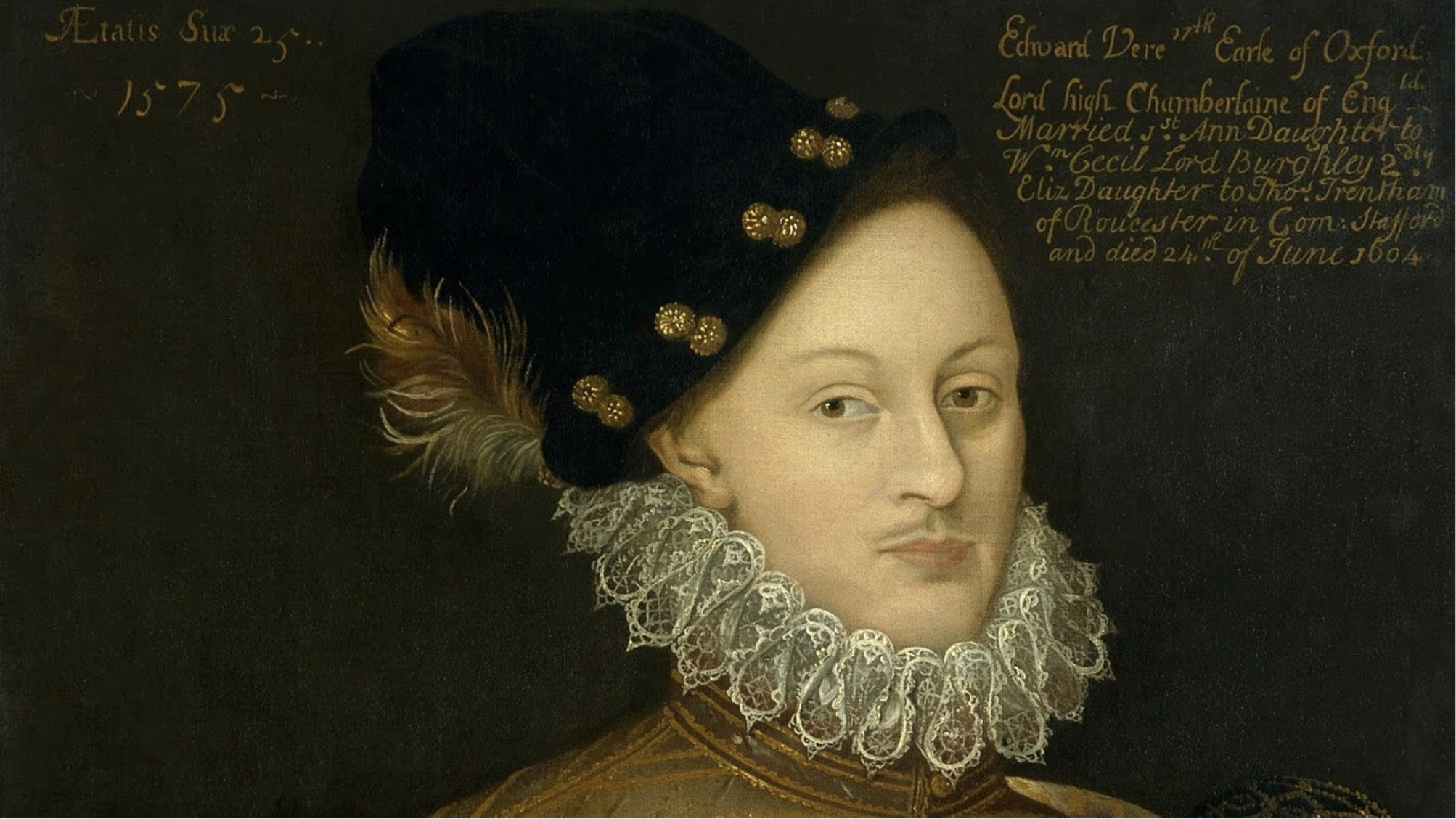 An old photo of Edward de Vere