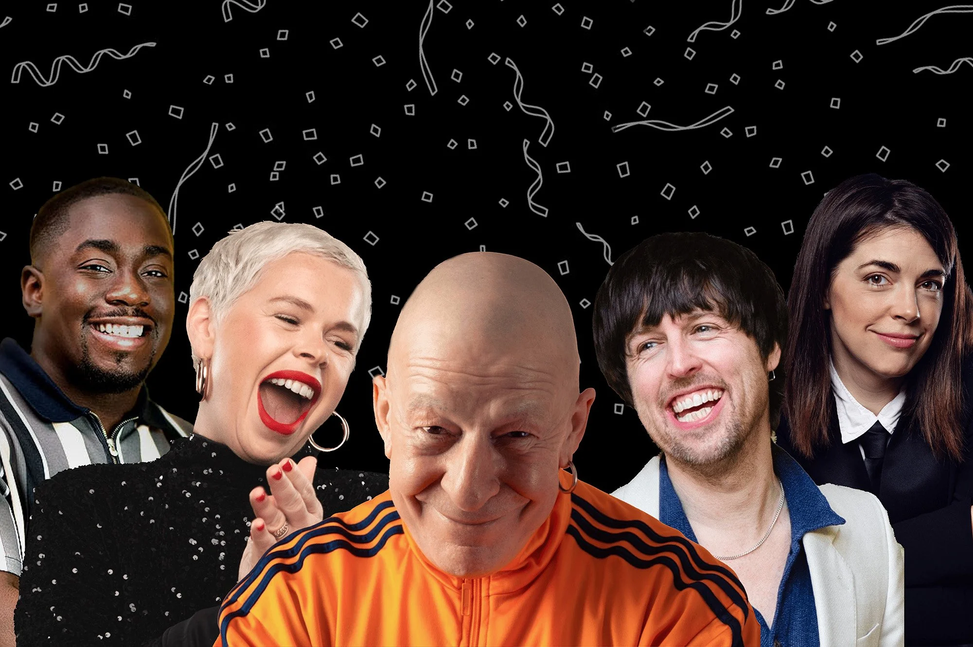 An image of the comedy benefit night line-up